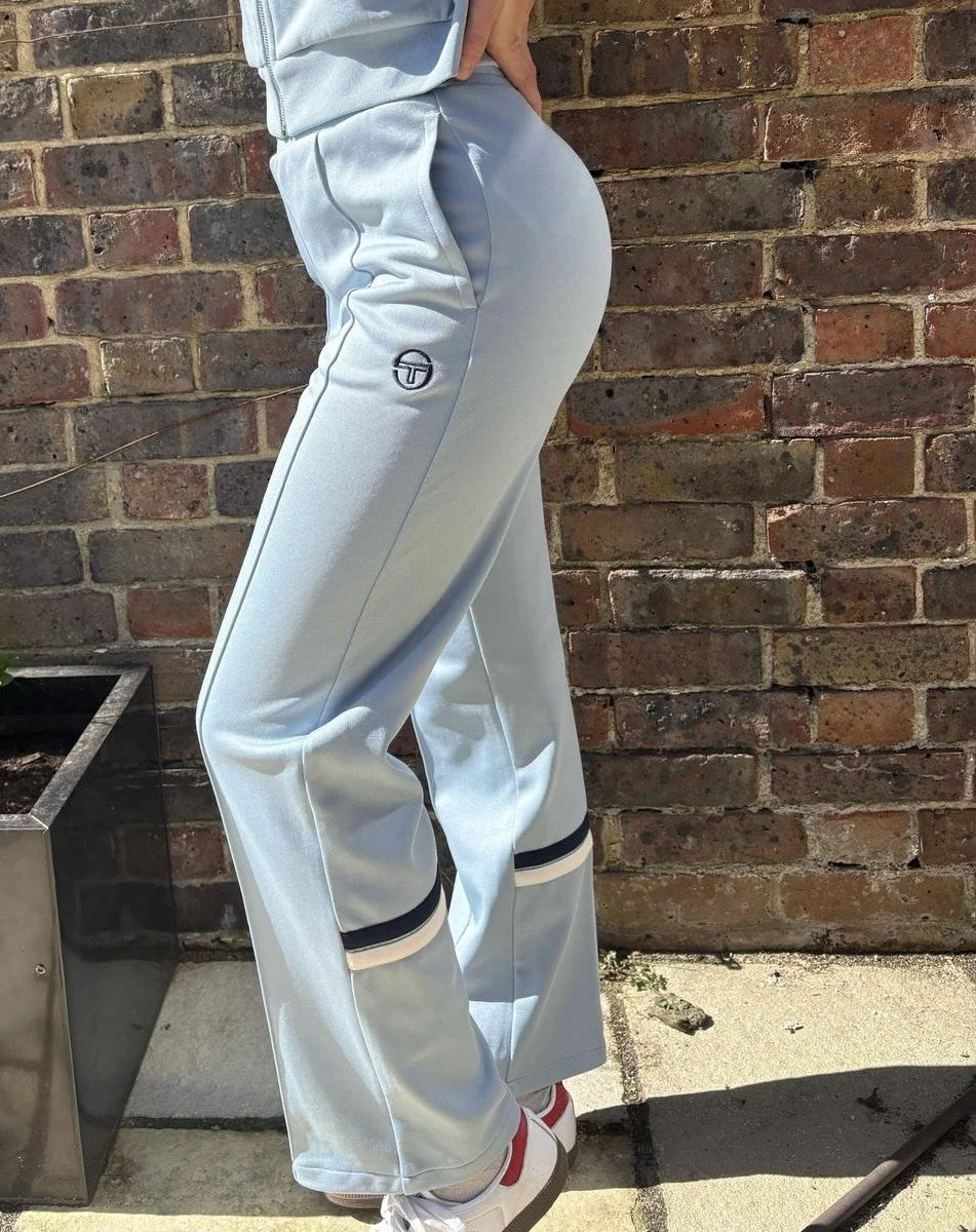 SIZE LARGE ONLY-SERGIO TACCHINI Retro Trackpant- SKY BLUE