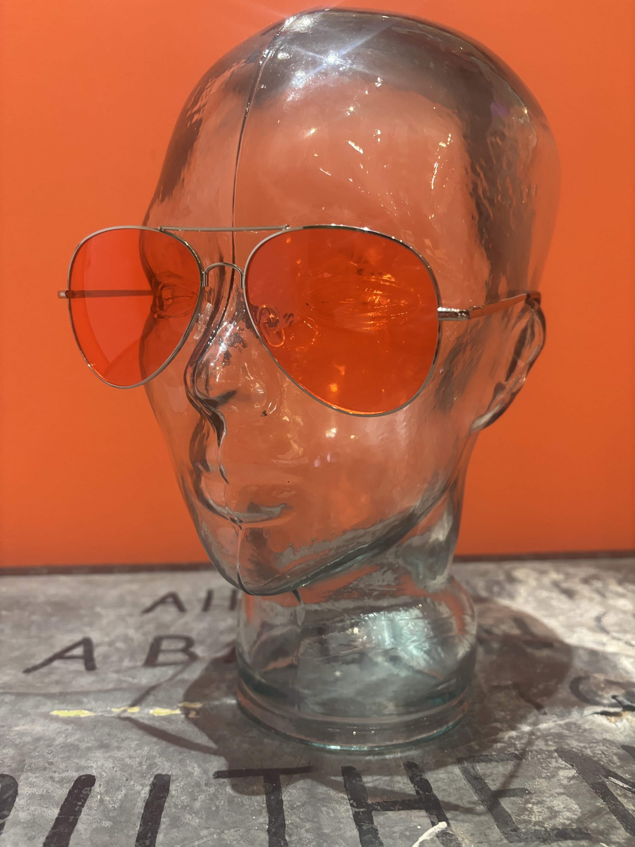 ARCADE SHADES "Brad" Aviator Sunglasses- RED