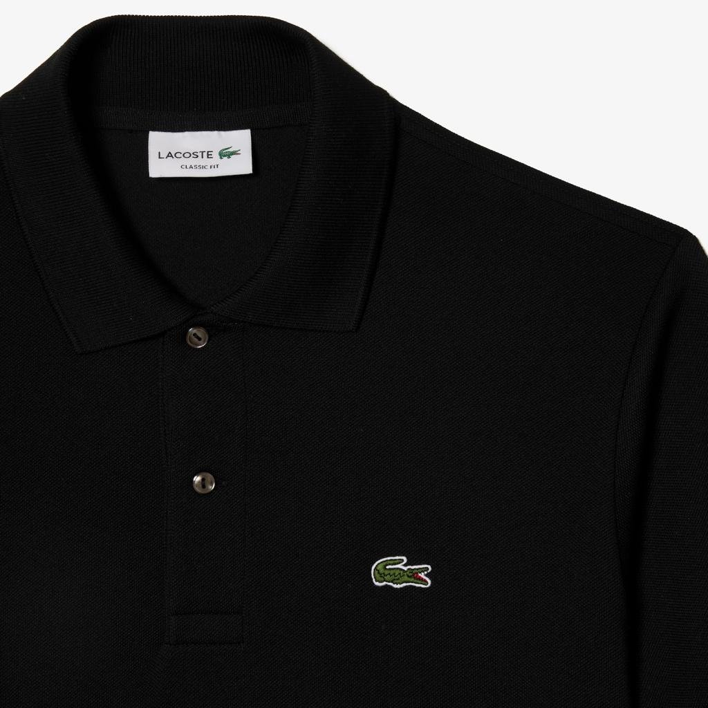 LACOSTE L12 Classic Polo Shirt-BLACK — Arcade Mens Clothing
