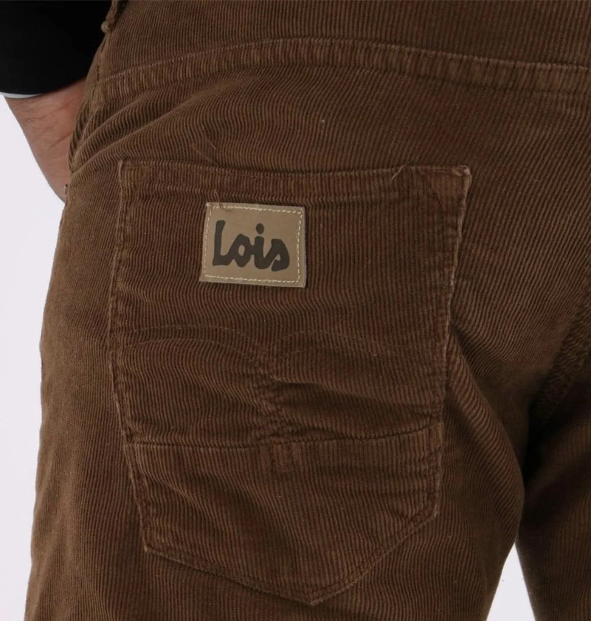 LOIS JEANS "Sierra" Needle Cords- BROWN