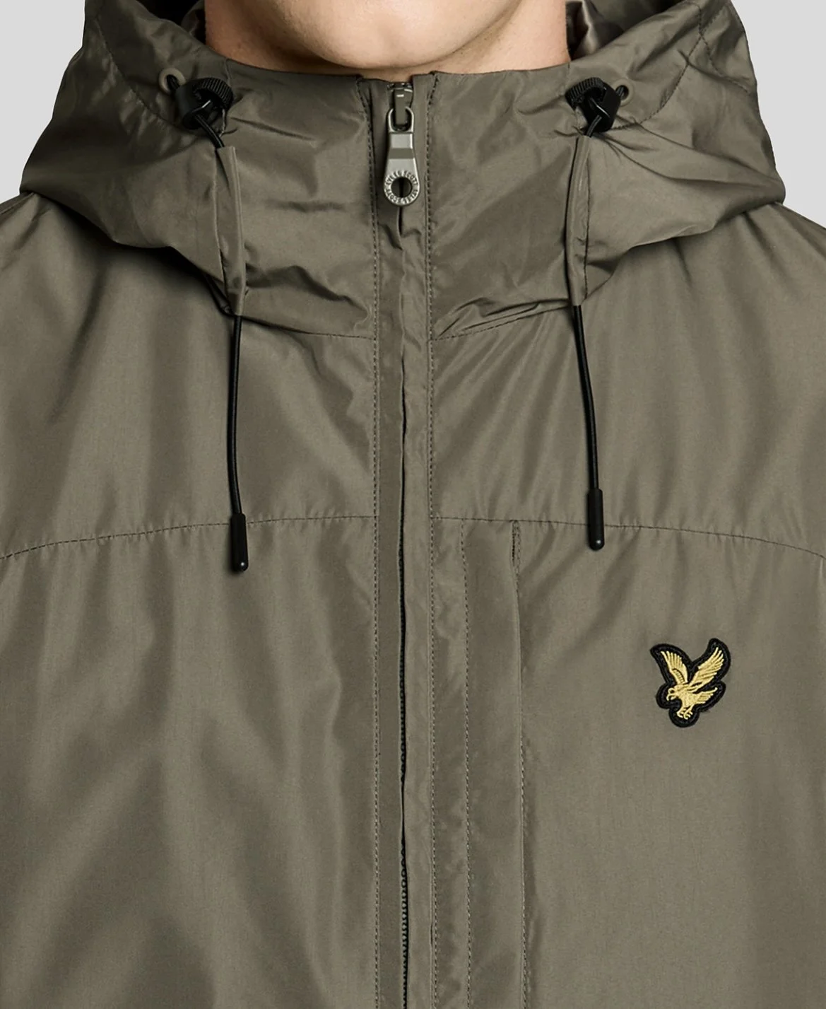 LYLE & SCOTT Hooded "Terrace" Jacket- KHAKI ASH