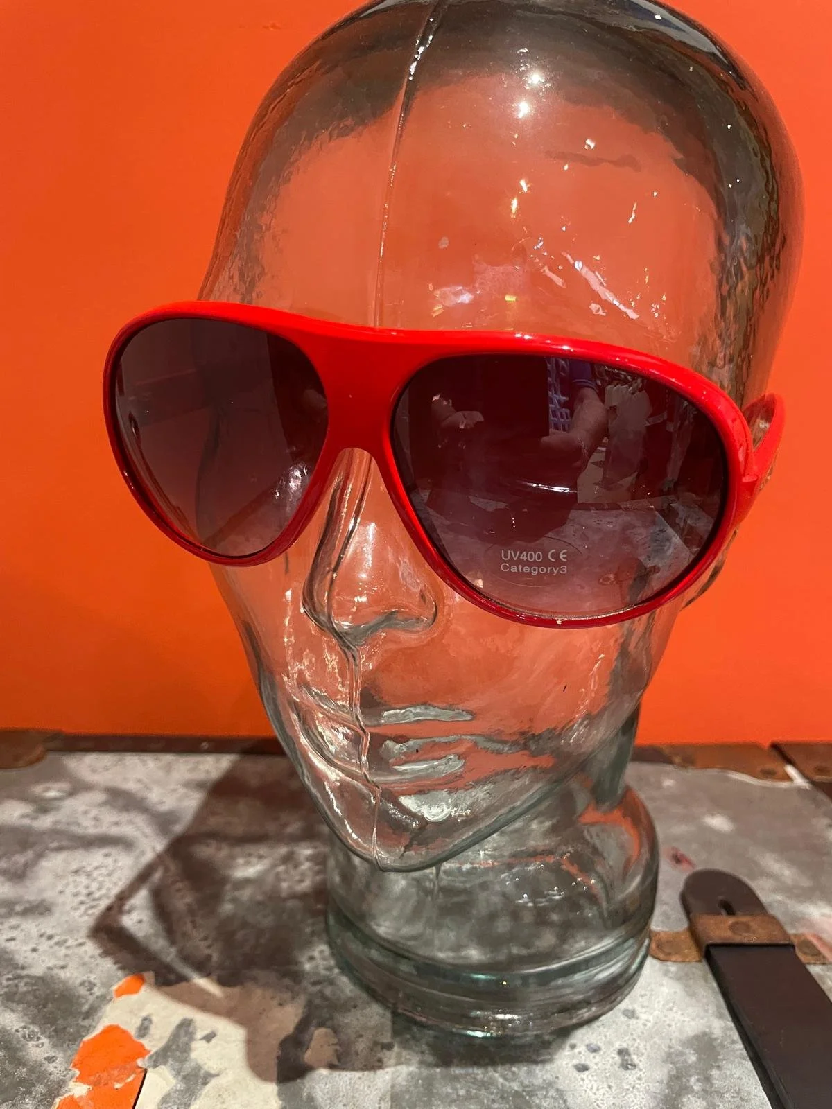 MISS ARCADE SHADES "Heavy Soul" Retro Sunglasses-RED