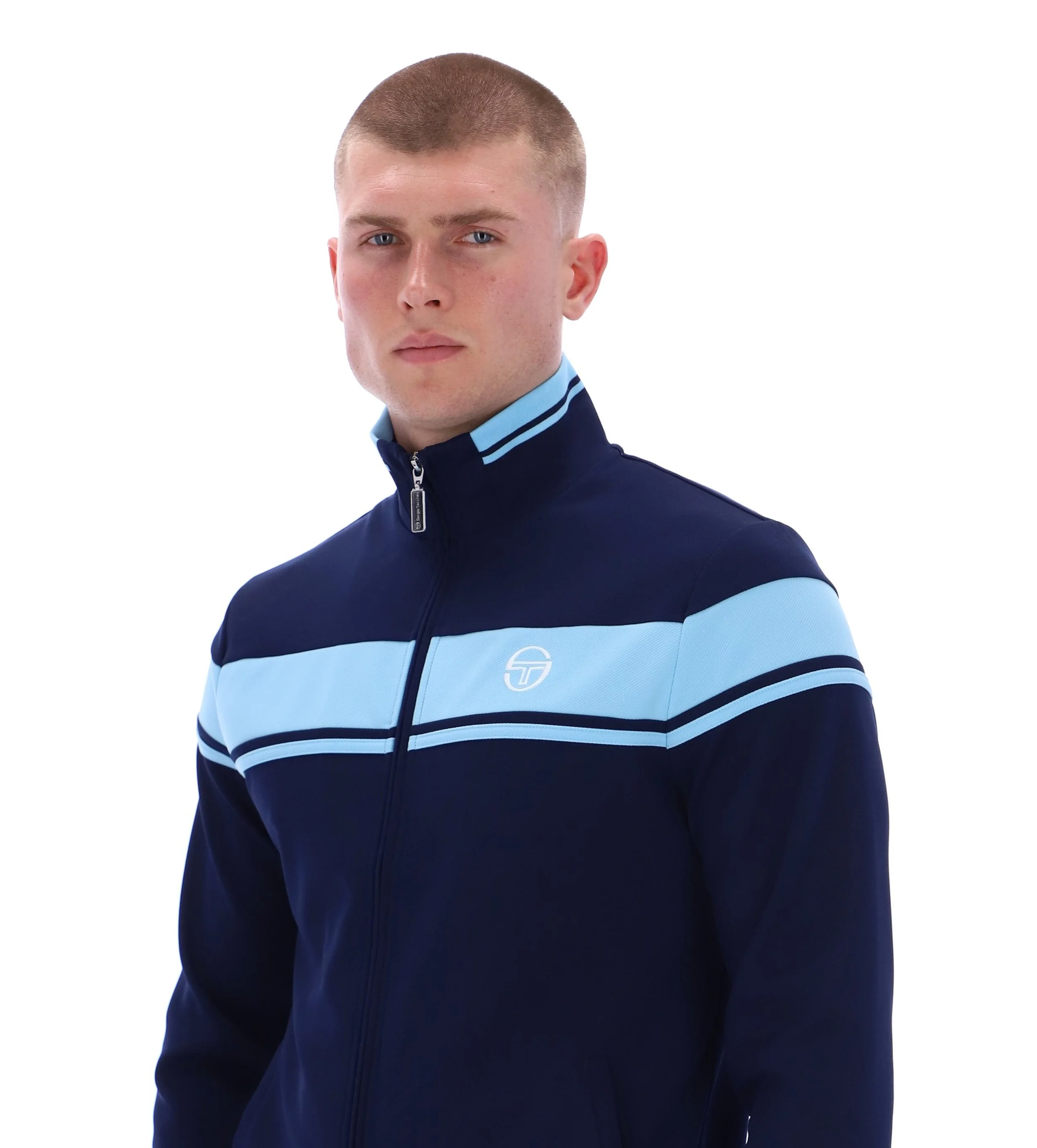 SERGIO TACCHINI "Damarindo" Tracktop- NAVY/BALTIC SEA