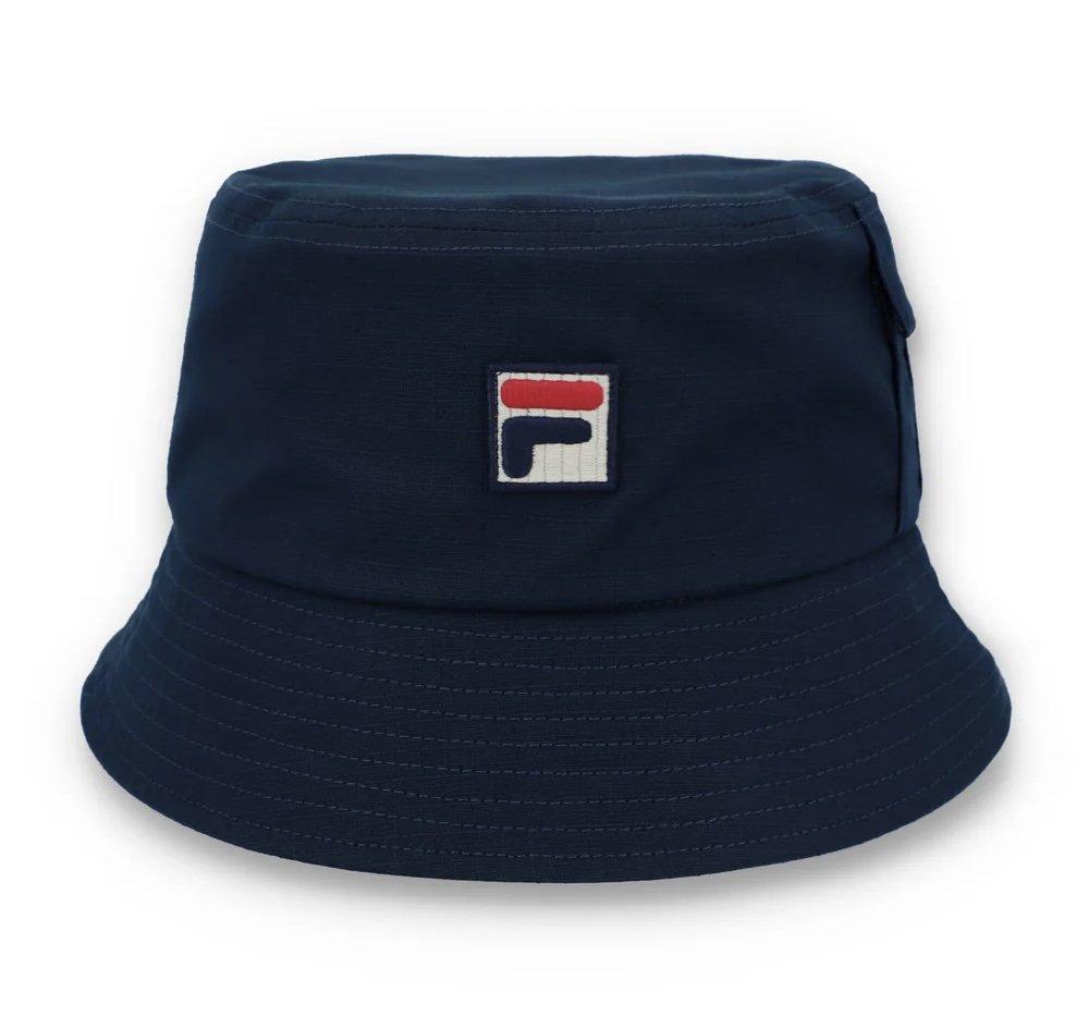 FILA VINTAGE "Lavaro" Bucket Hat- NAVY