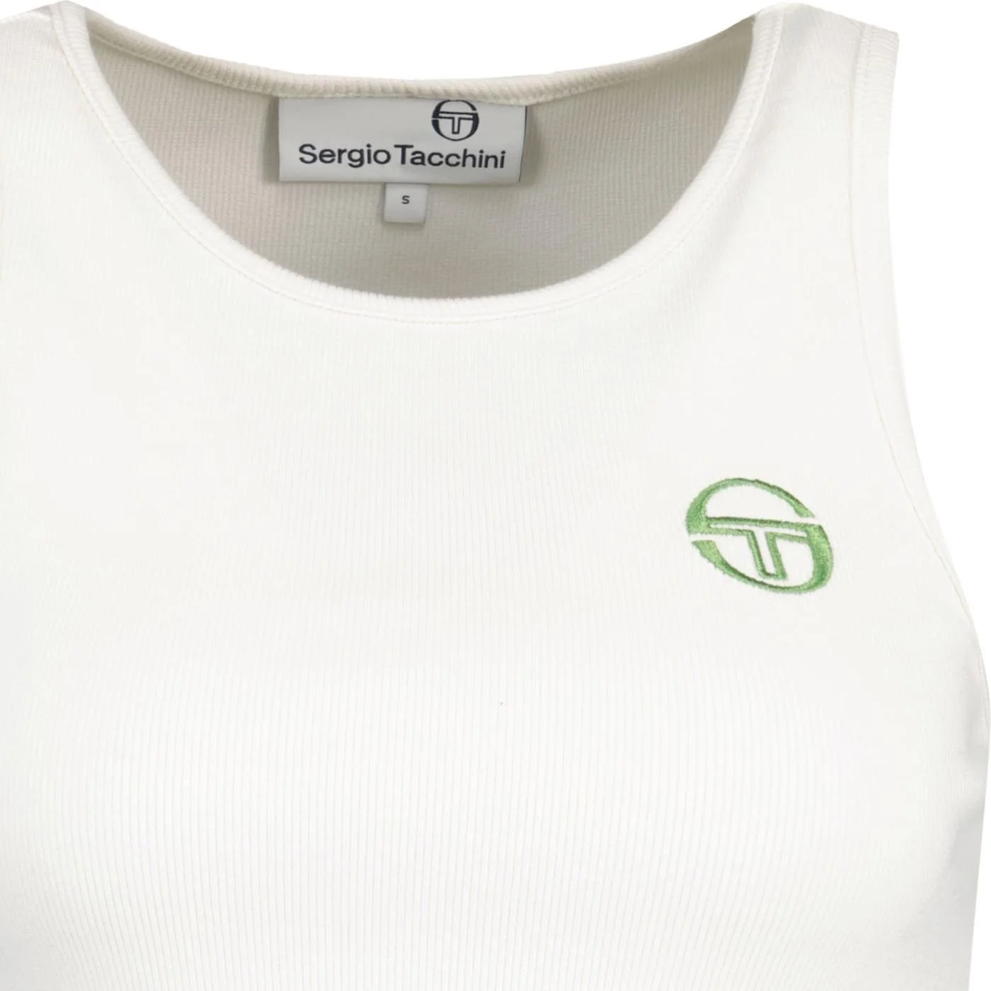 SIZE XL ONLY- SERGIO TACCHINI Racer-Back Vest- GARDENIA