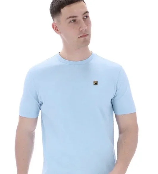 SIZE MEDIUM ONLY-FILA GOLD Premium Crew Tee- SKY