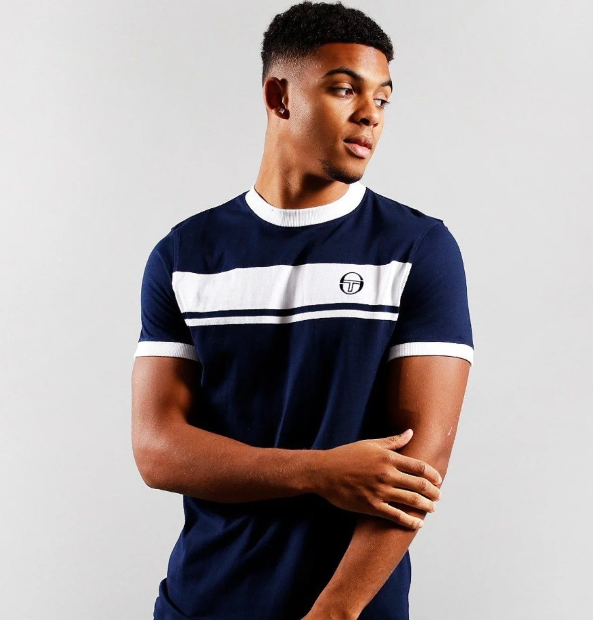 SERGIO TACCHINI "Masters" Tee- NAVY