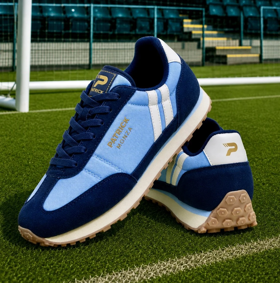 PATRICK "Monza" Retro Runners- NAVY/SKY