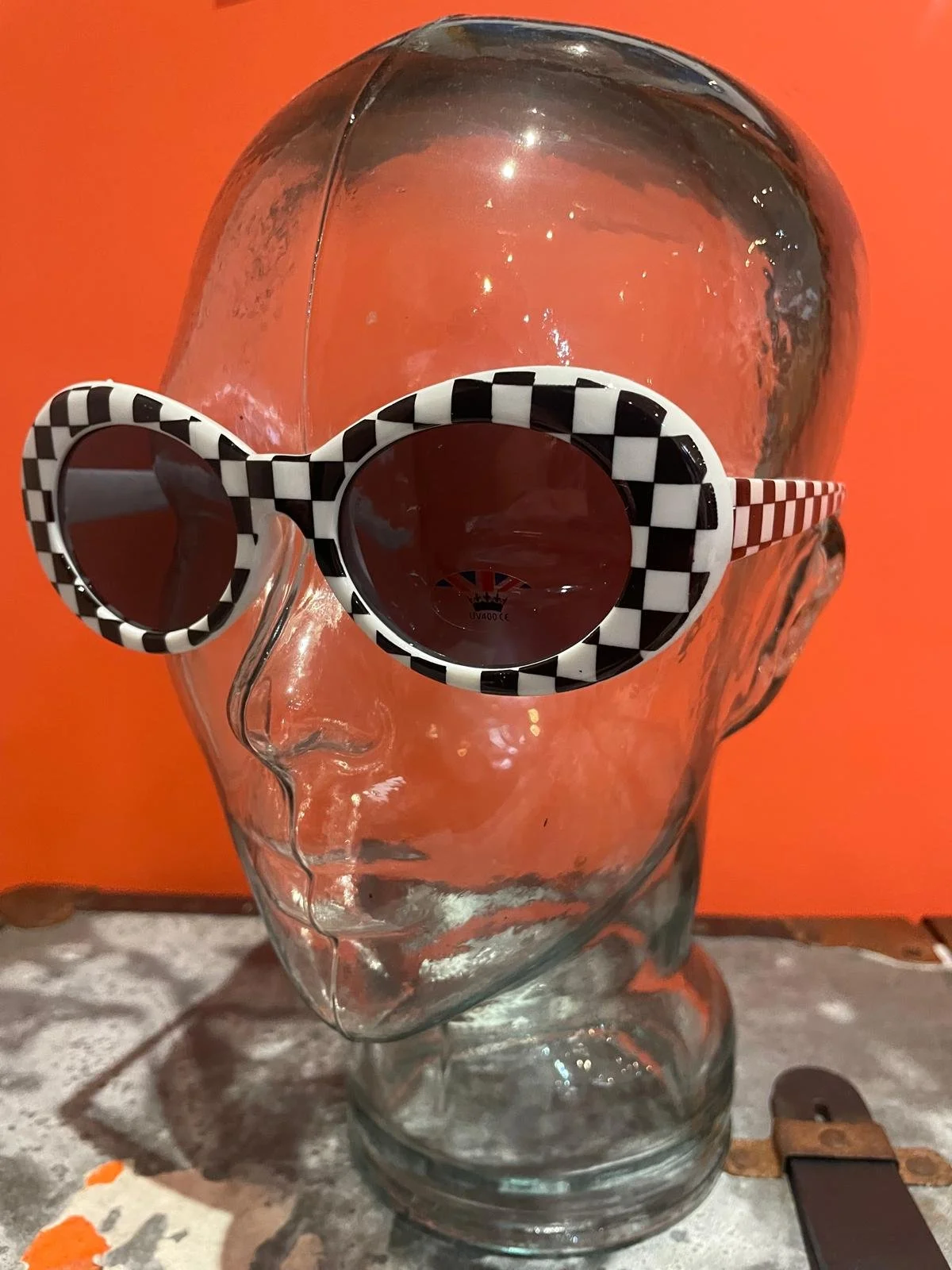 MISS ARCADE SHADES "Rhoda" Sunglasses-CHECK