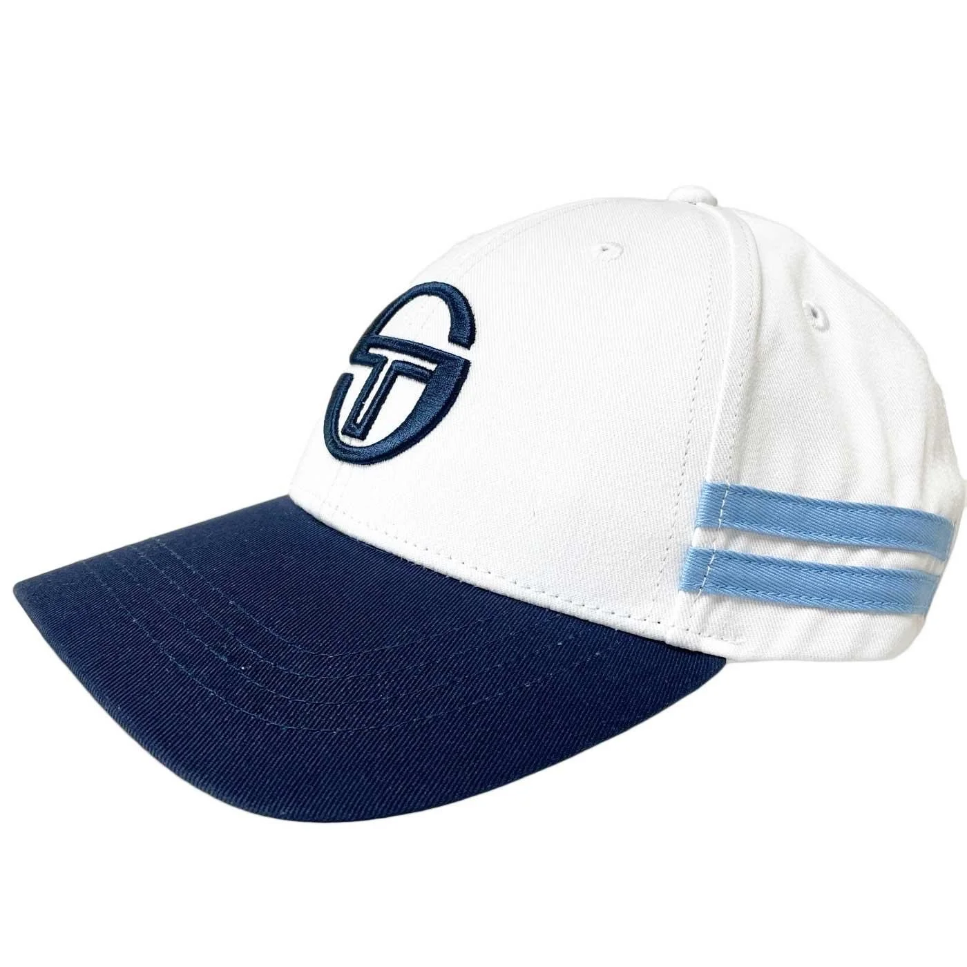 SERGIO TACCHINI Retro Baseball Cap-WHITE/SKY
