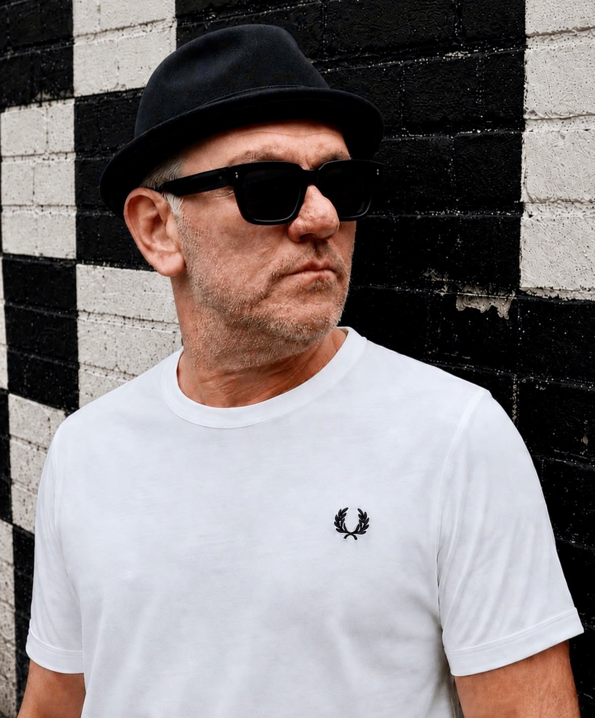 "RUDE BOY" Ska Pork Pie Hat- BLACK