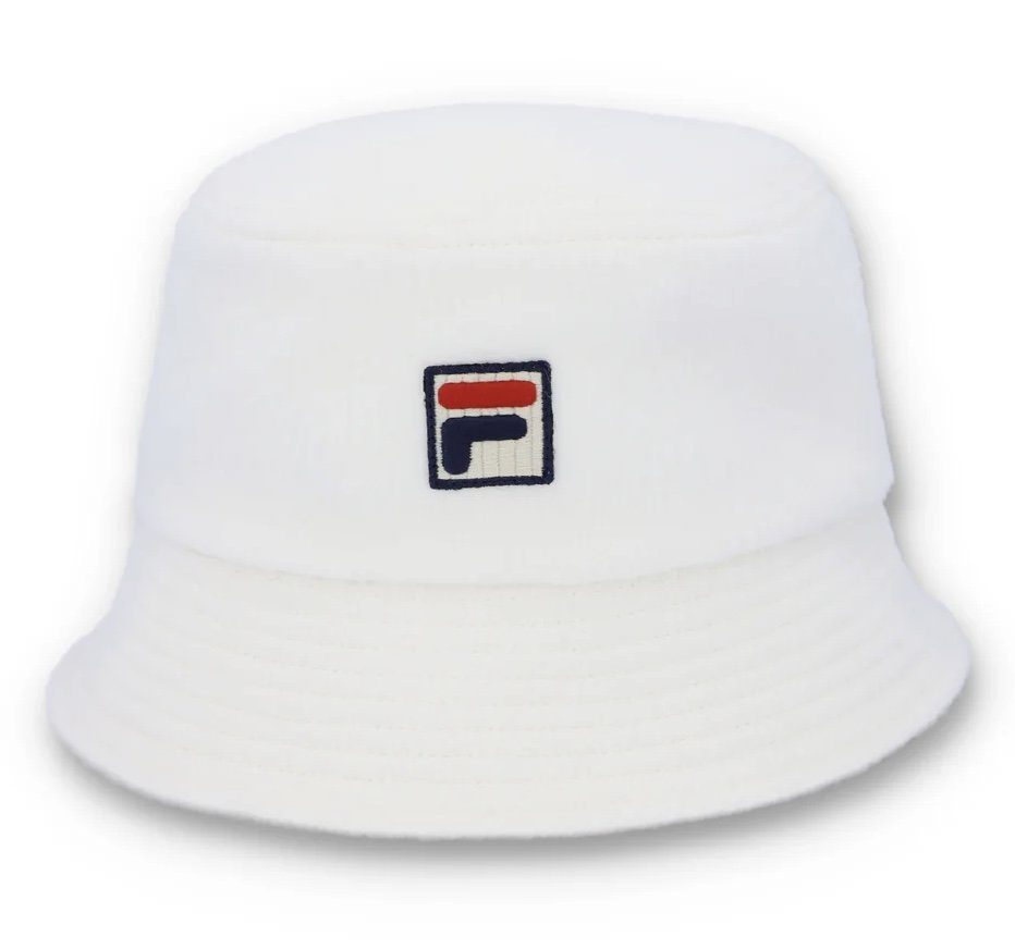 FILA VINTAGE "Elevens" Bucket Hat- EGRET