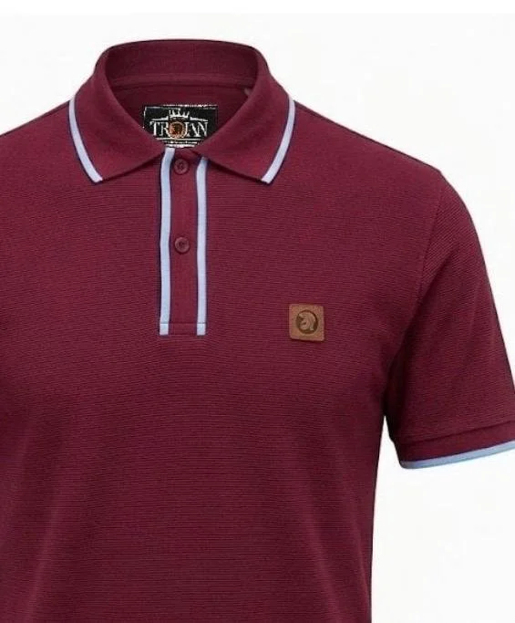 TROJAN Premium Ribbed polo-PORT