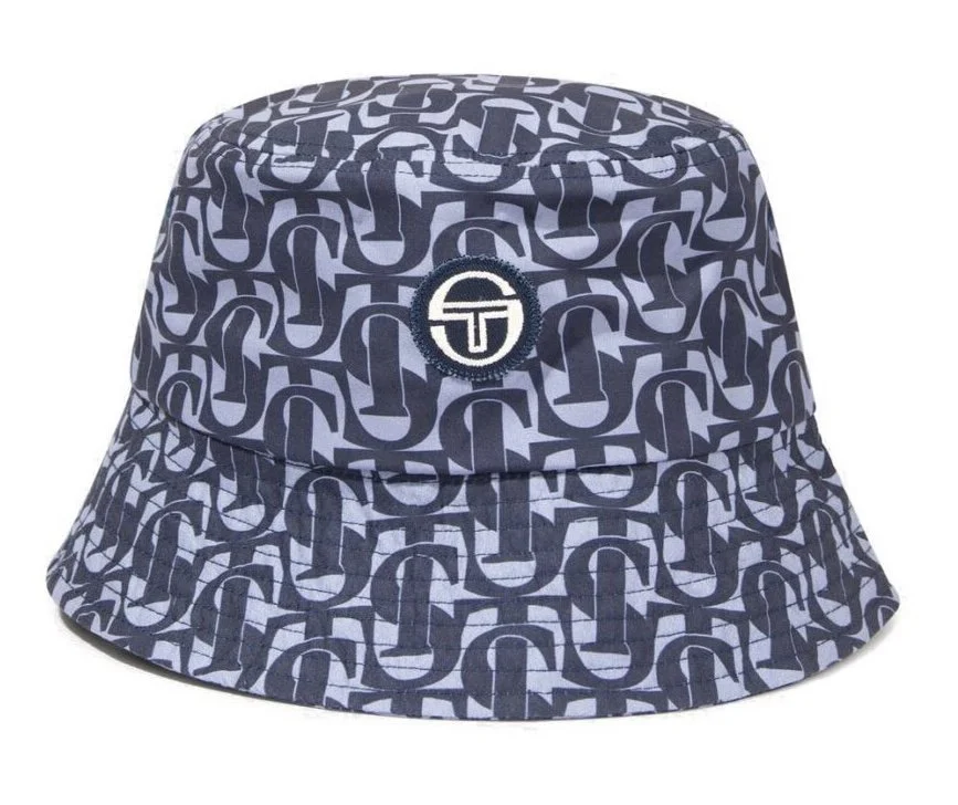 SERGIO TACCHINI Geometric Bucket Hat- NAVY
