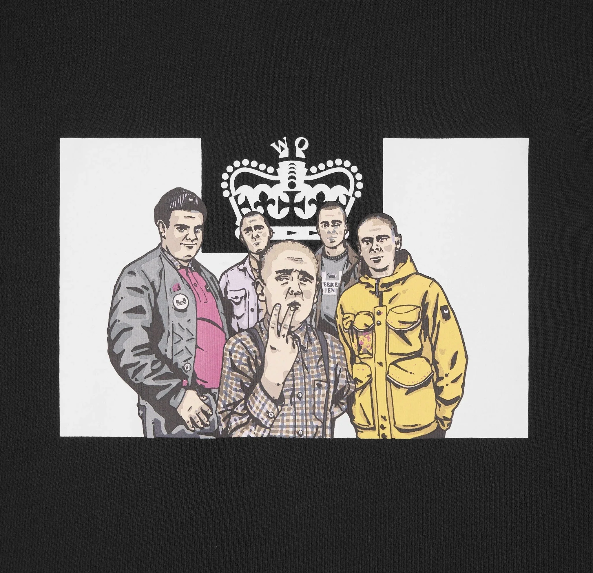 WEEKEND OFFENDER "This is England" Graphic Tee- BLACK