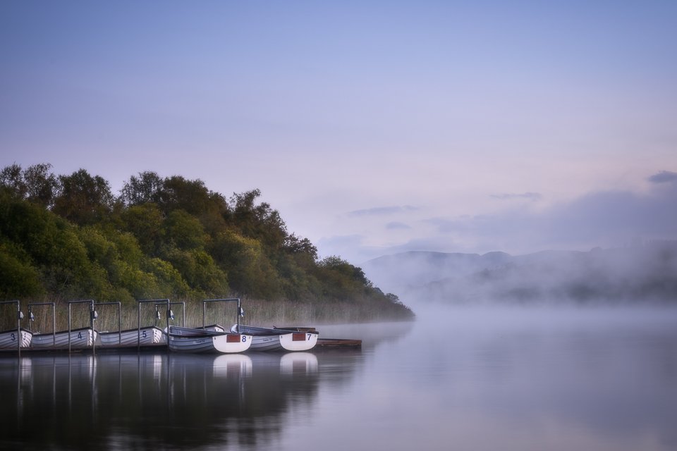 Early morning on Esthwaite Water