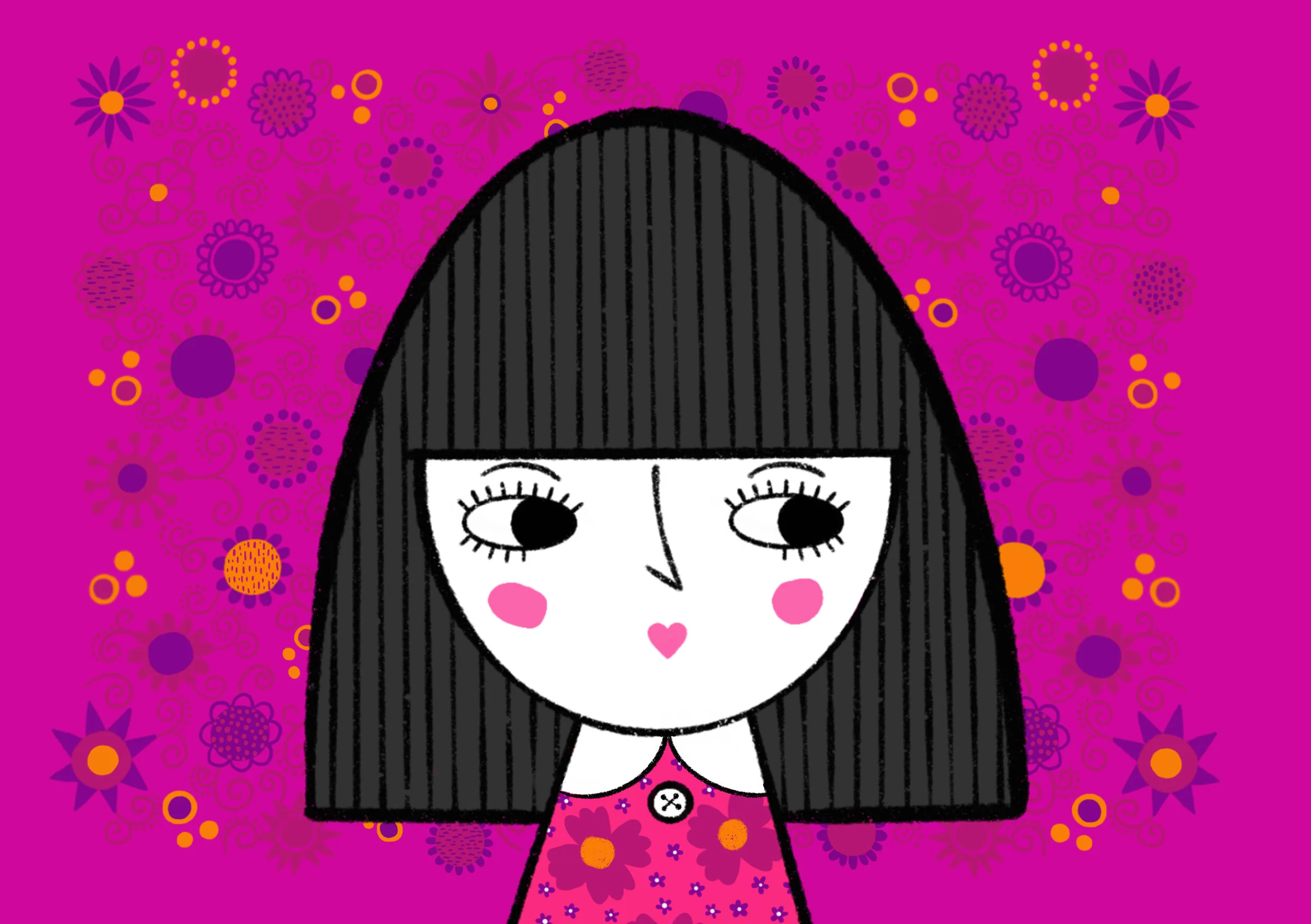 Artwork for Dolly-licious cosmetics range