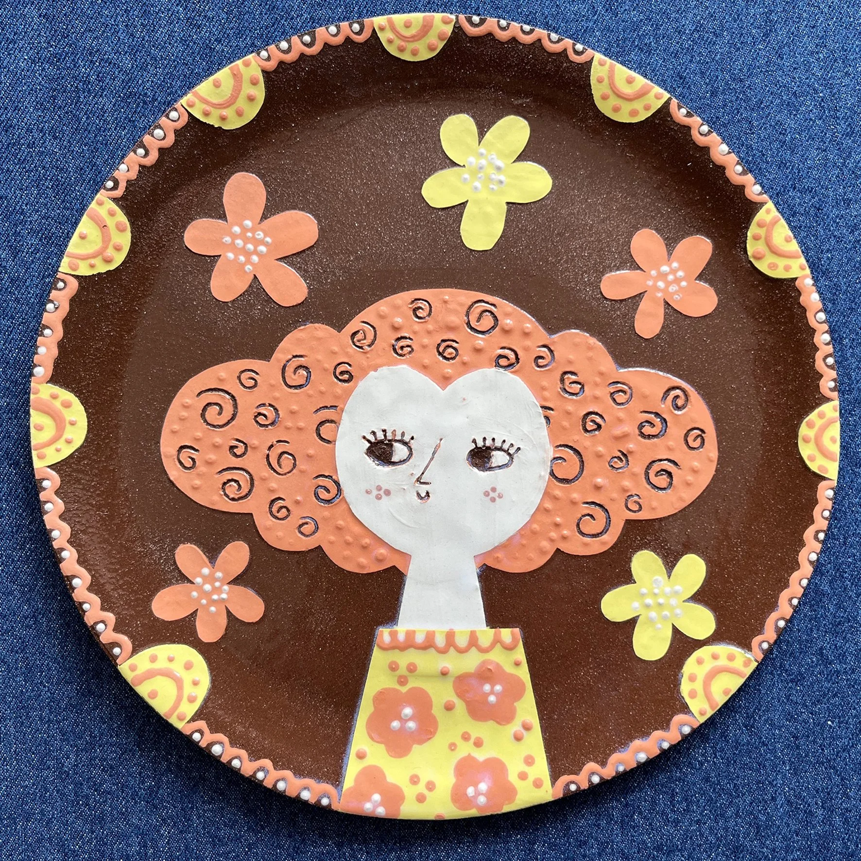 Dolly Girl Plate 