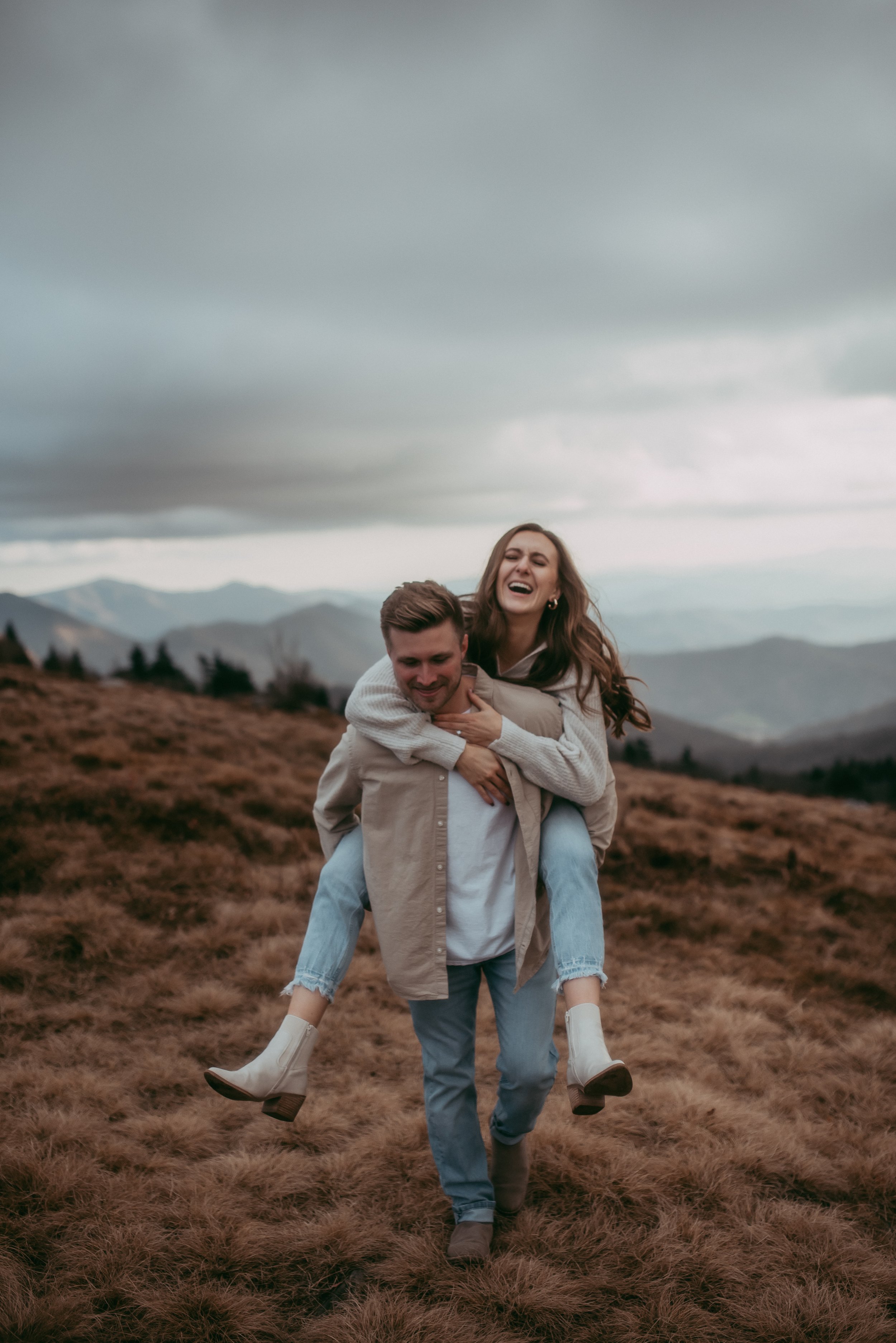 Asheville mountain engagement