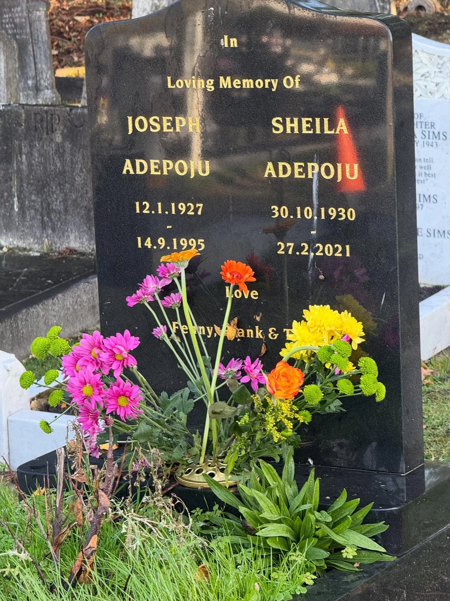Never an easy day for but she loved Flowers 🌺 
And my Sister is Paving the memorial since my Gardening 🧑&zwj;🌾 Skills are lacking