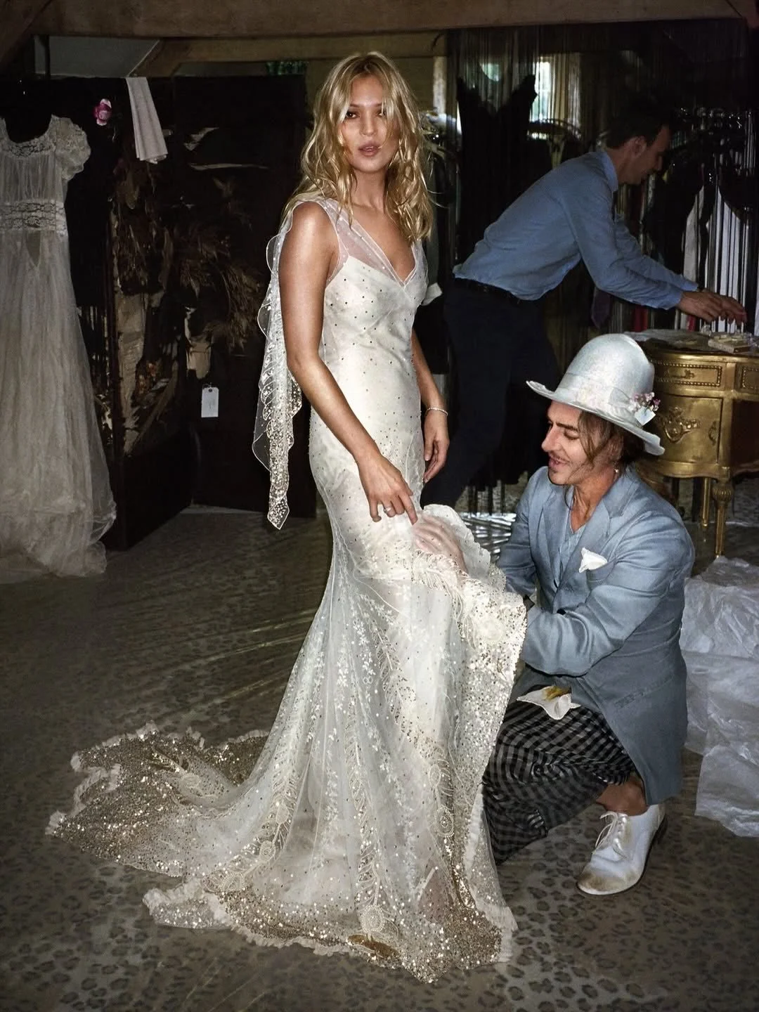 #tbt

Blessings 🕊️ 

Repost from @history.in.threads
&bull;
Kate Moss&rsquo;s 2011 wedding dress remains one of the most poetic bridal looks of modern fashion. Designed by John Galliano, the gown floated between 1920s glamour and ethereal bohemian r