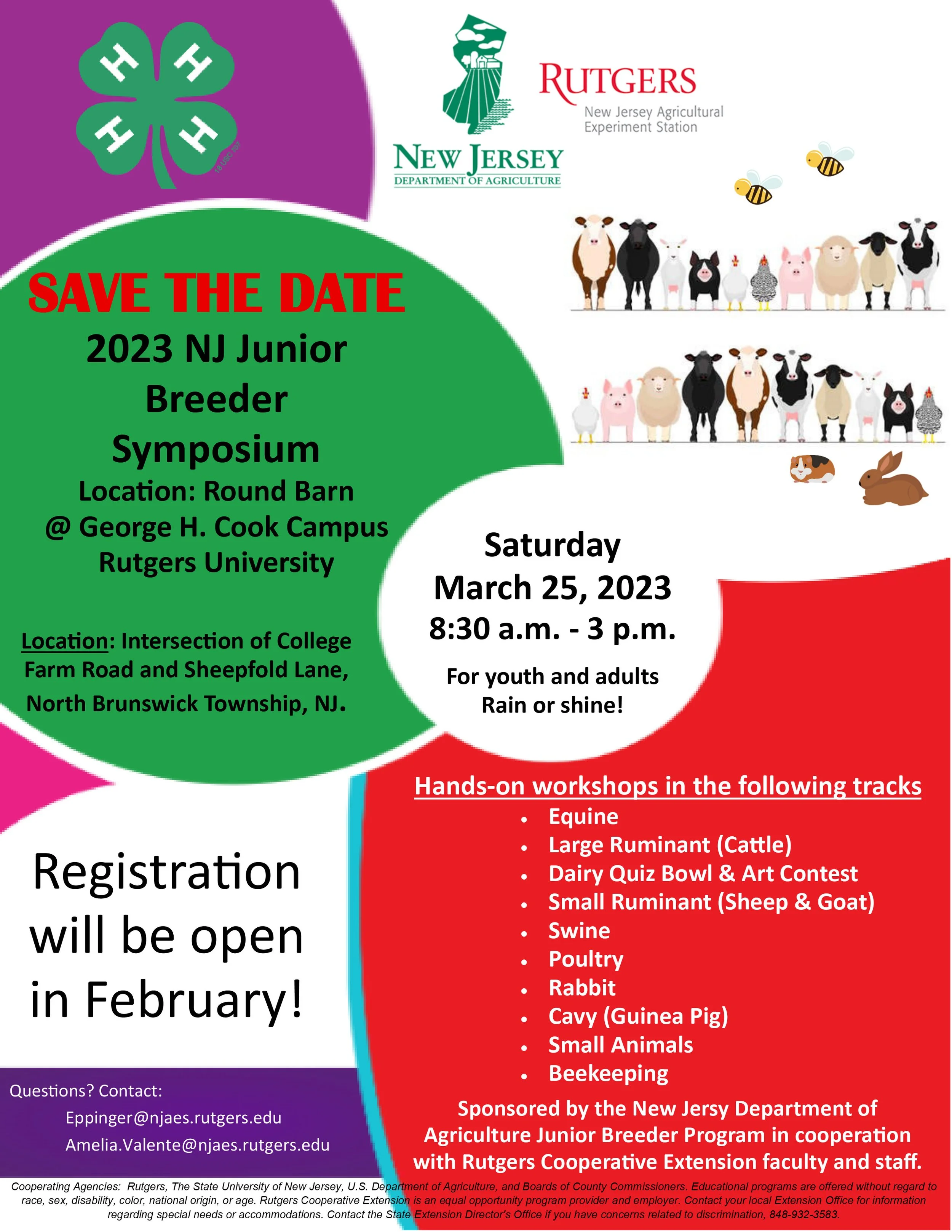 JR Livestock Symposium (Cook Campus @ Rutgers)