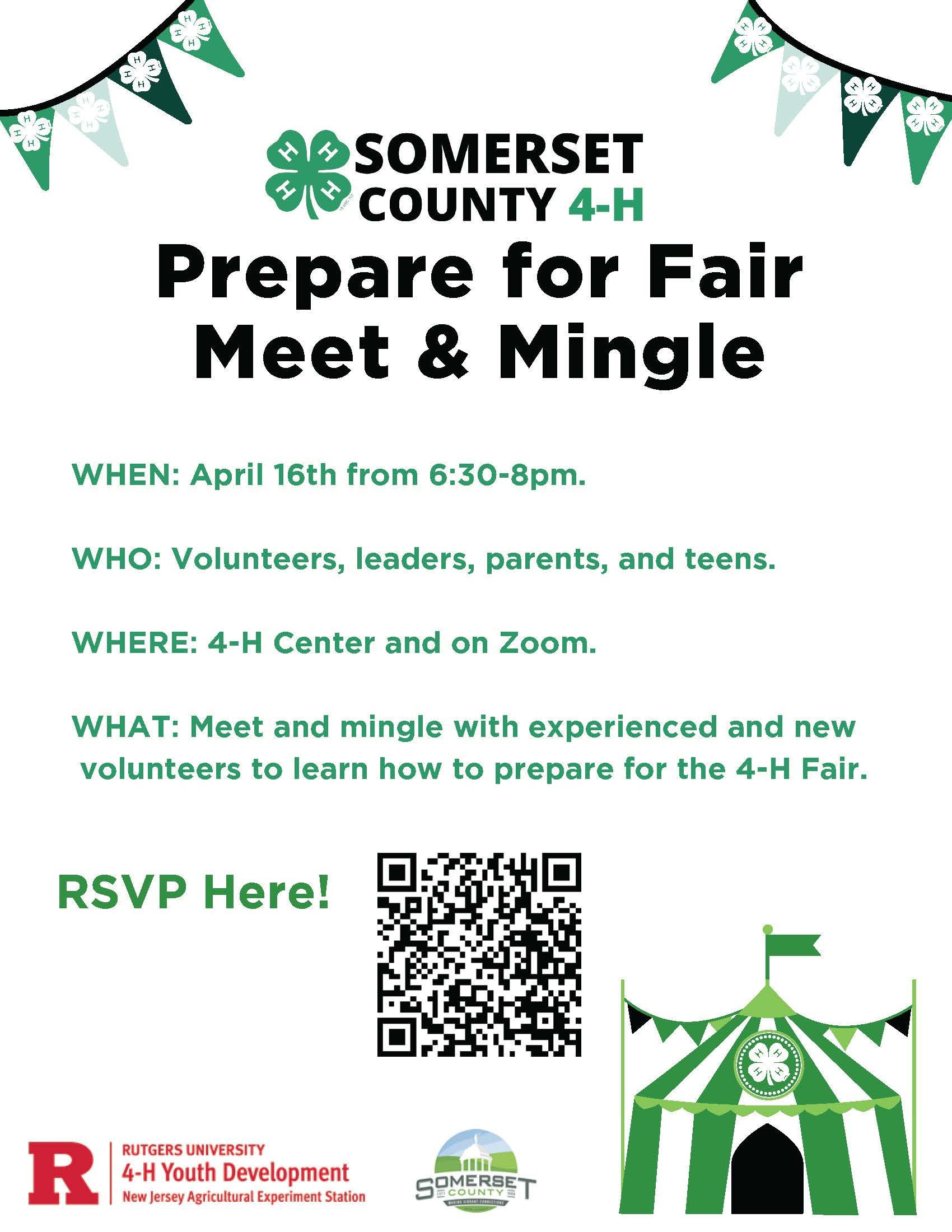 Prepare for Fair Meet &amp; Mingle