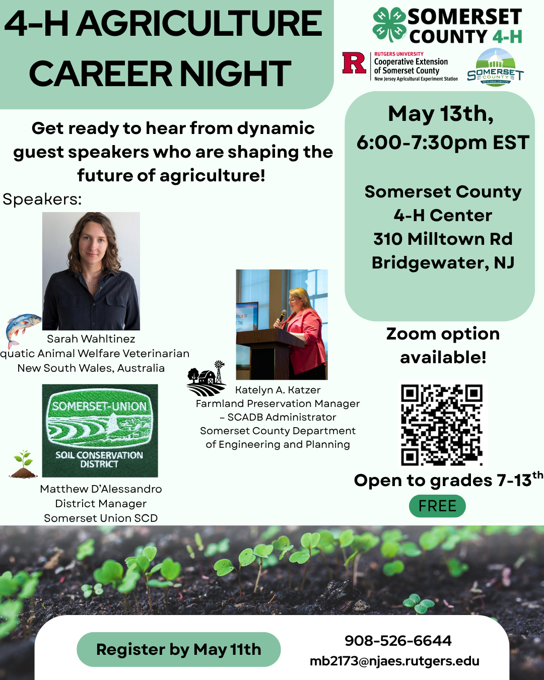 4-H Animal Science Career Night - 5/13/26