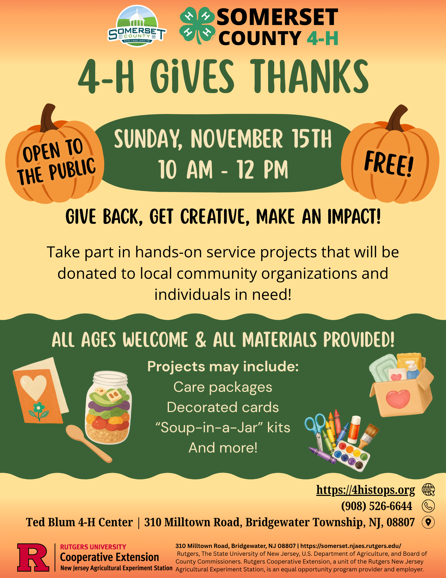 4-H Gives Thanks