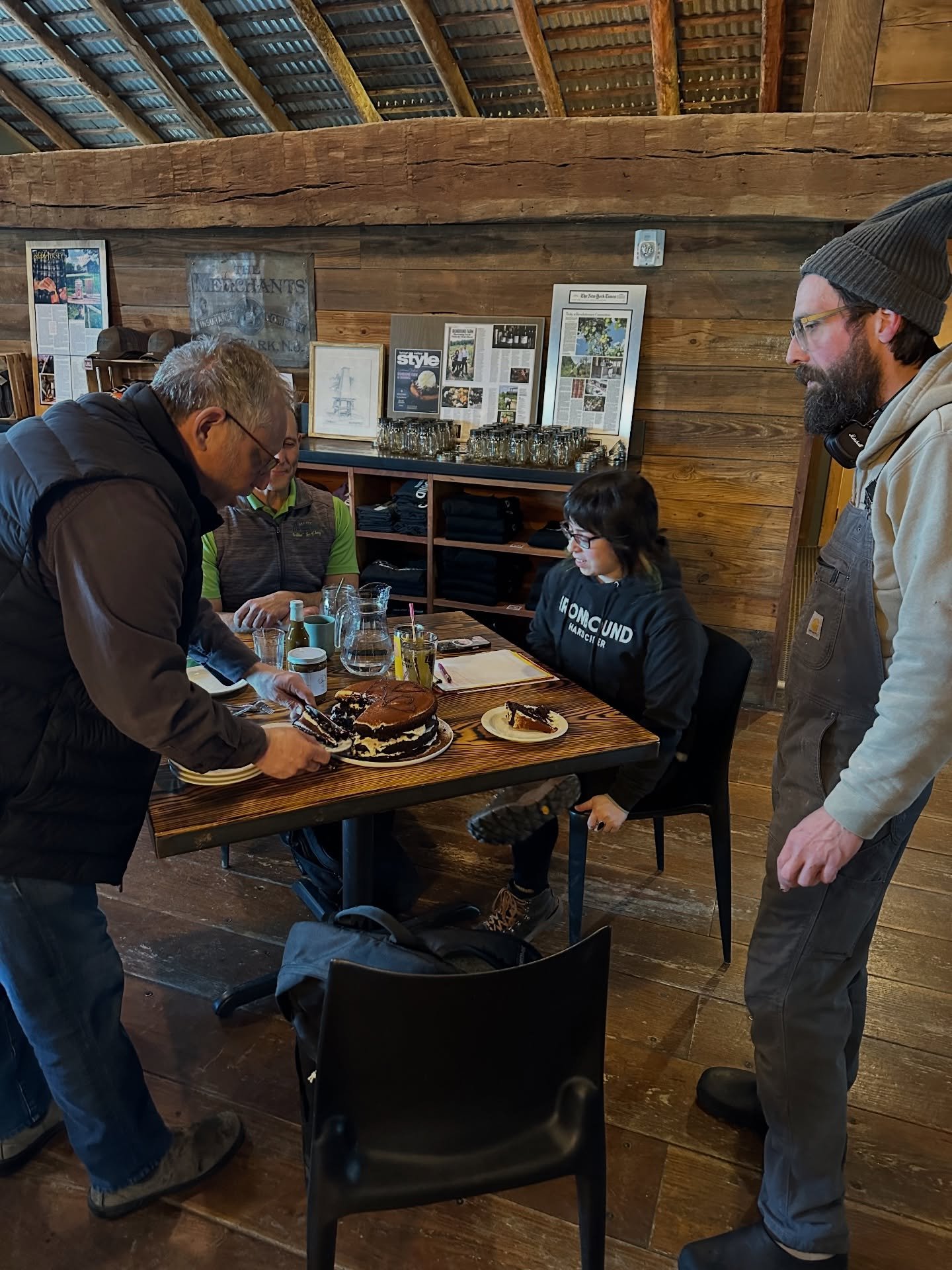 More meetings should end with cake.

This one&rsquo;s got Cherry Burdock-soaked cherries 🍒