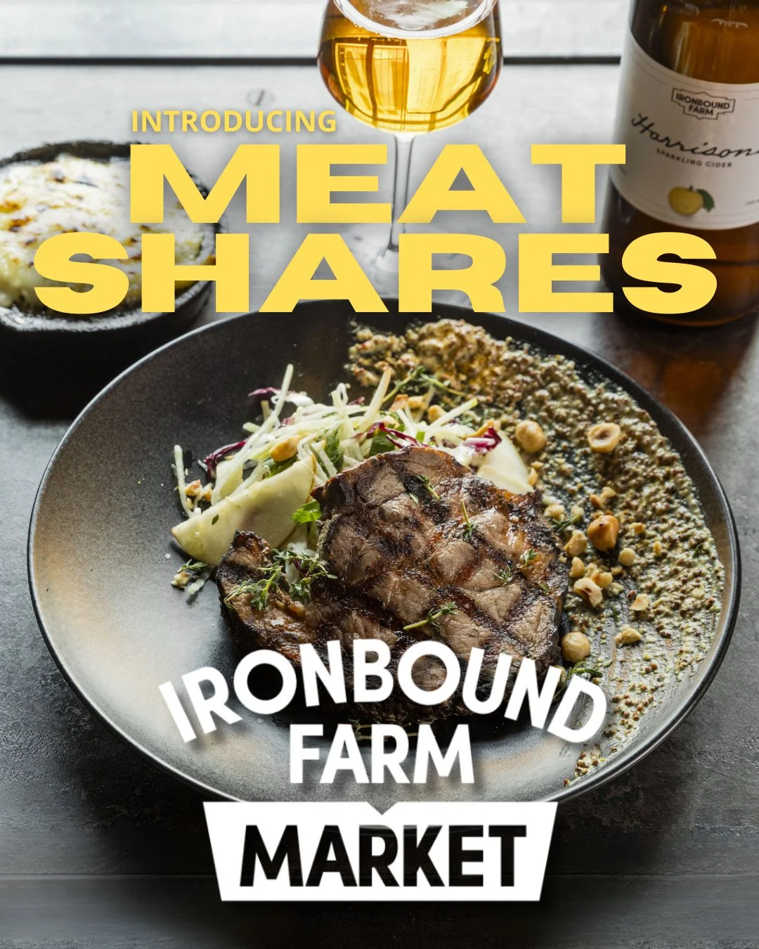 Introducing the Ironbound Meat Share 🥩 Farm-raised pork, chicken, beef &amp; charcuterie at true wholesale pricing.⁠
⁠
We&rsquo;ve put together a meat share to make it easier and more affordable to stock up on locally raised, humanely cared-for prot
