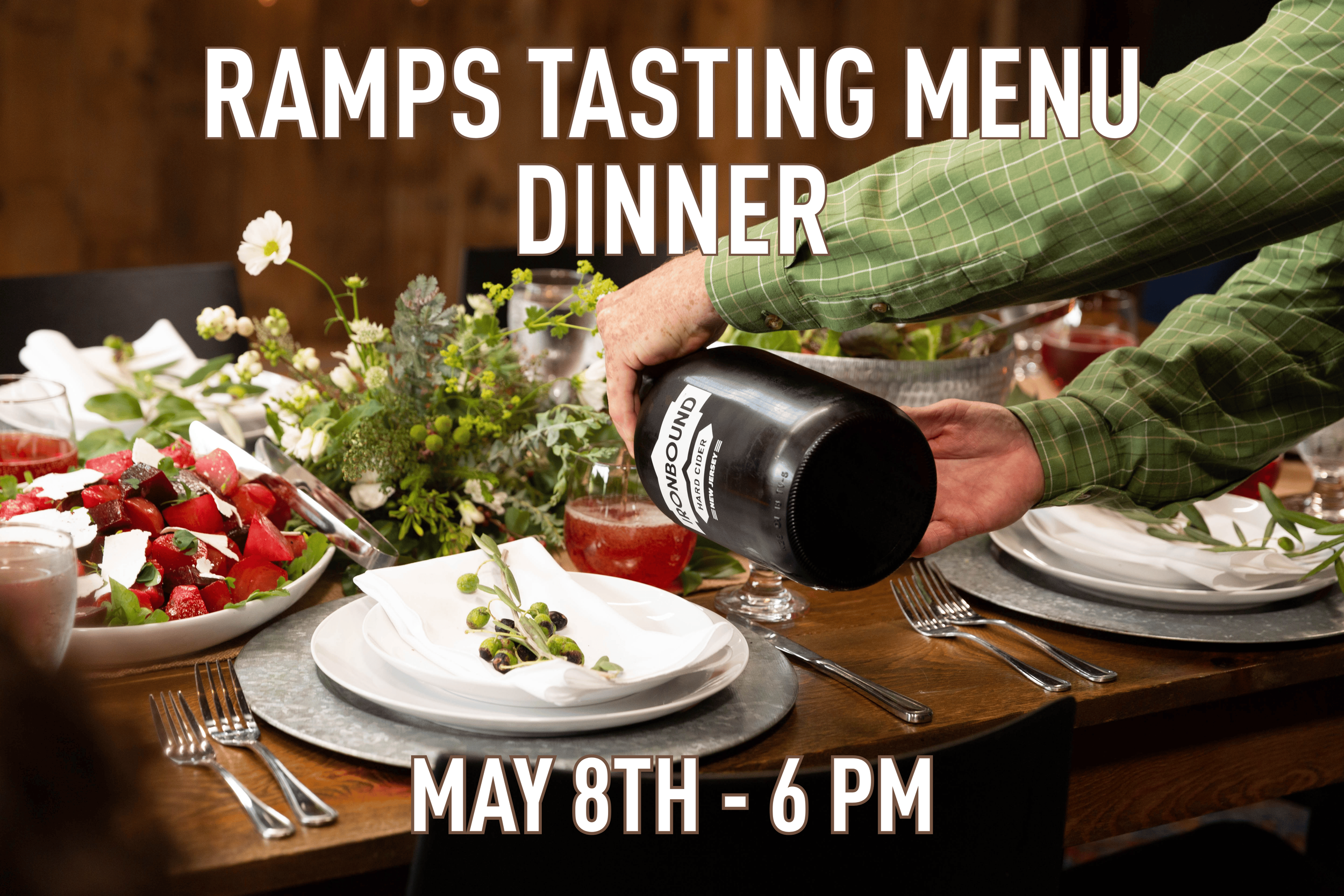 Ironbound hosts Ramp Tasting Menu Dinner on May 8th, 2026.