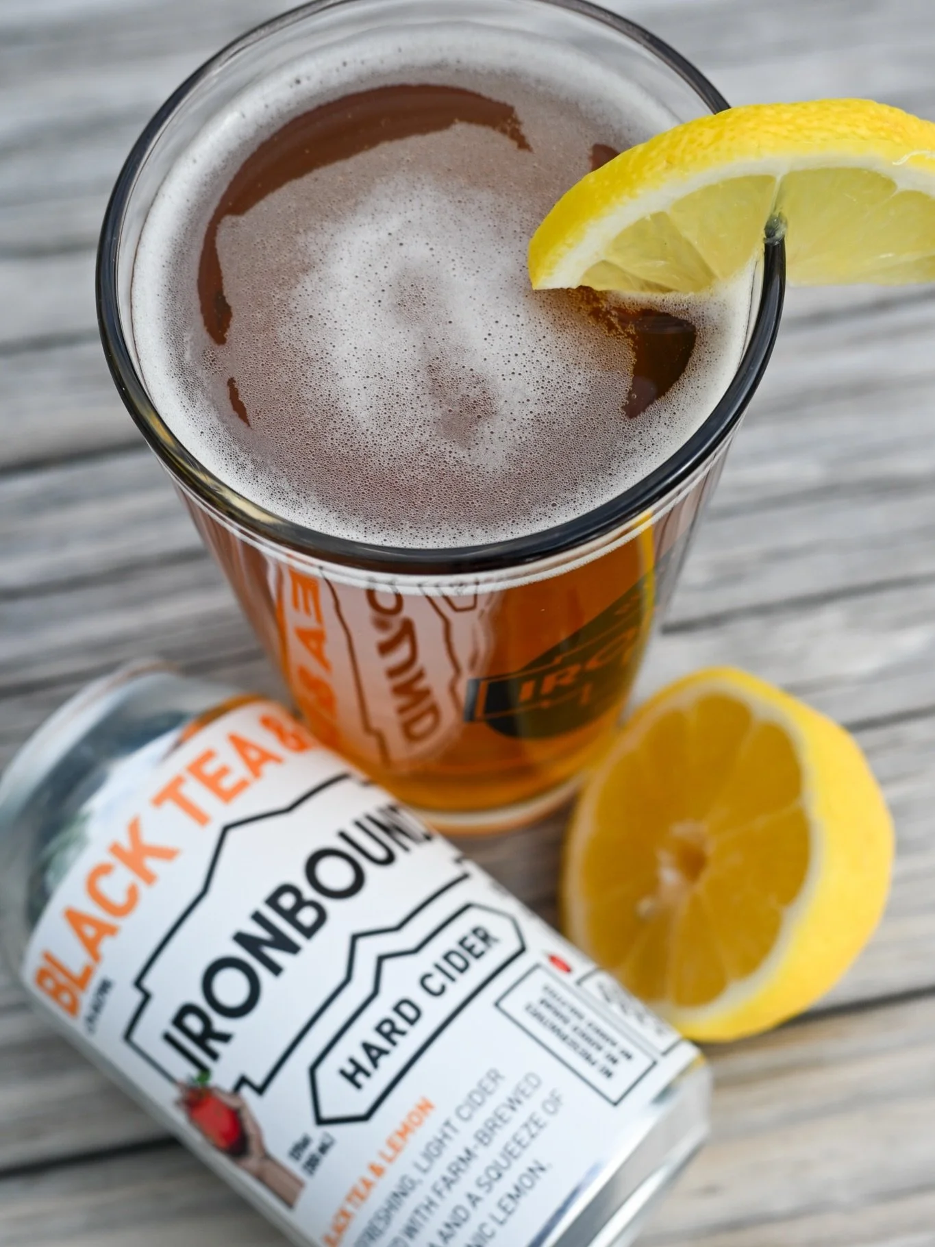 Beat the heat, while it lasts, with Black Tea and Lemon hard cider! Available at your local Ironbound retailer, or at our Ciderhouse, this summertime seasonal is light and refreshing. Farm-brewed with black tea and a squeeze of organic lemon, make su