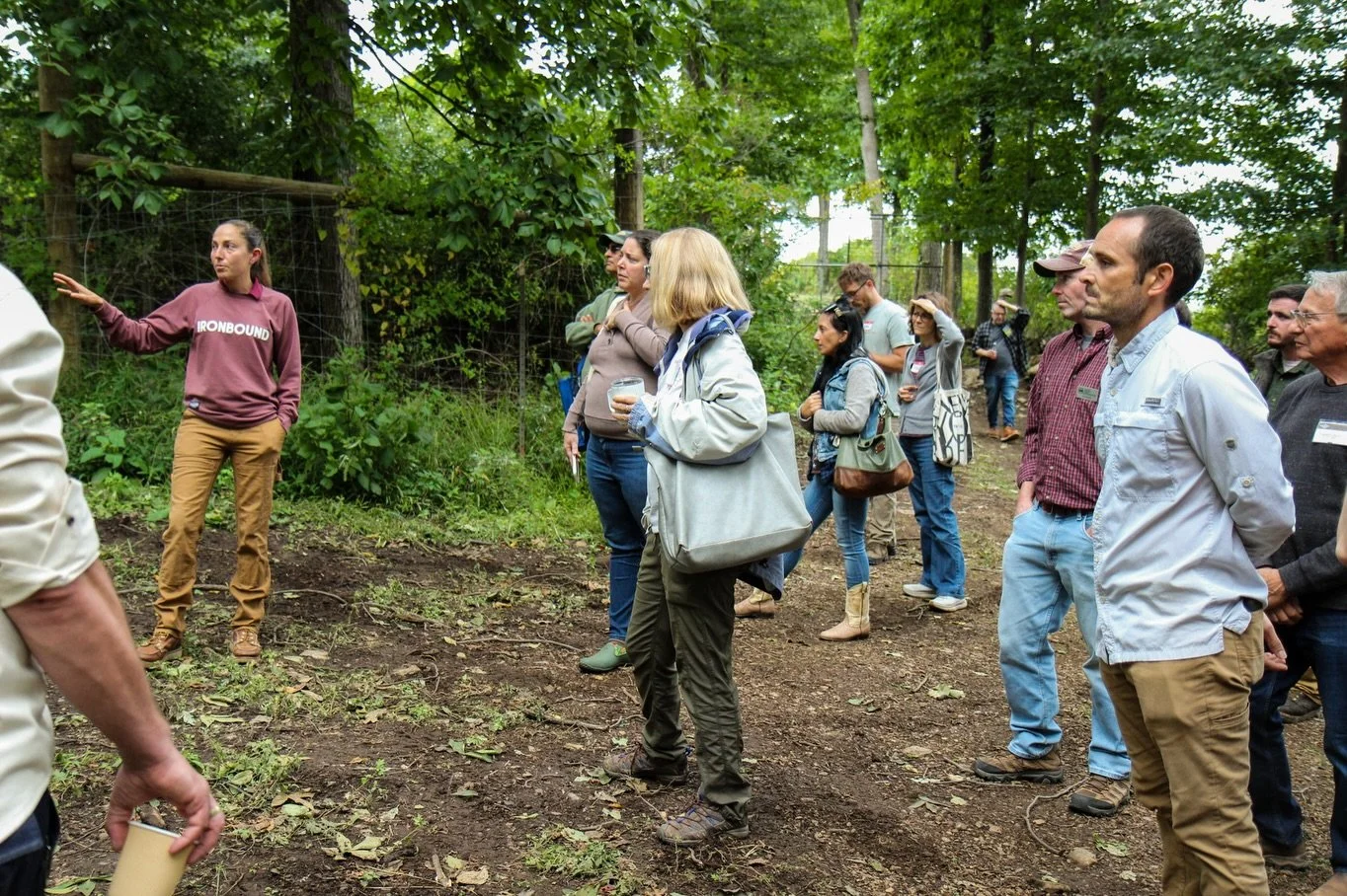 We were excited to host @nofanj for their Agroforestry Intensive at our farm and Tasting Room yesterday. From lunch, to regenerative farm tour, to roasted chestnuts rounding out the evening- we hope participants had fun + learned a thing or two!