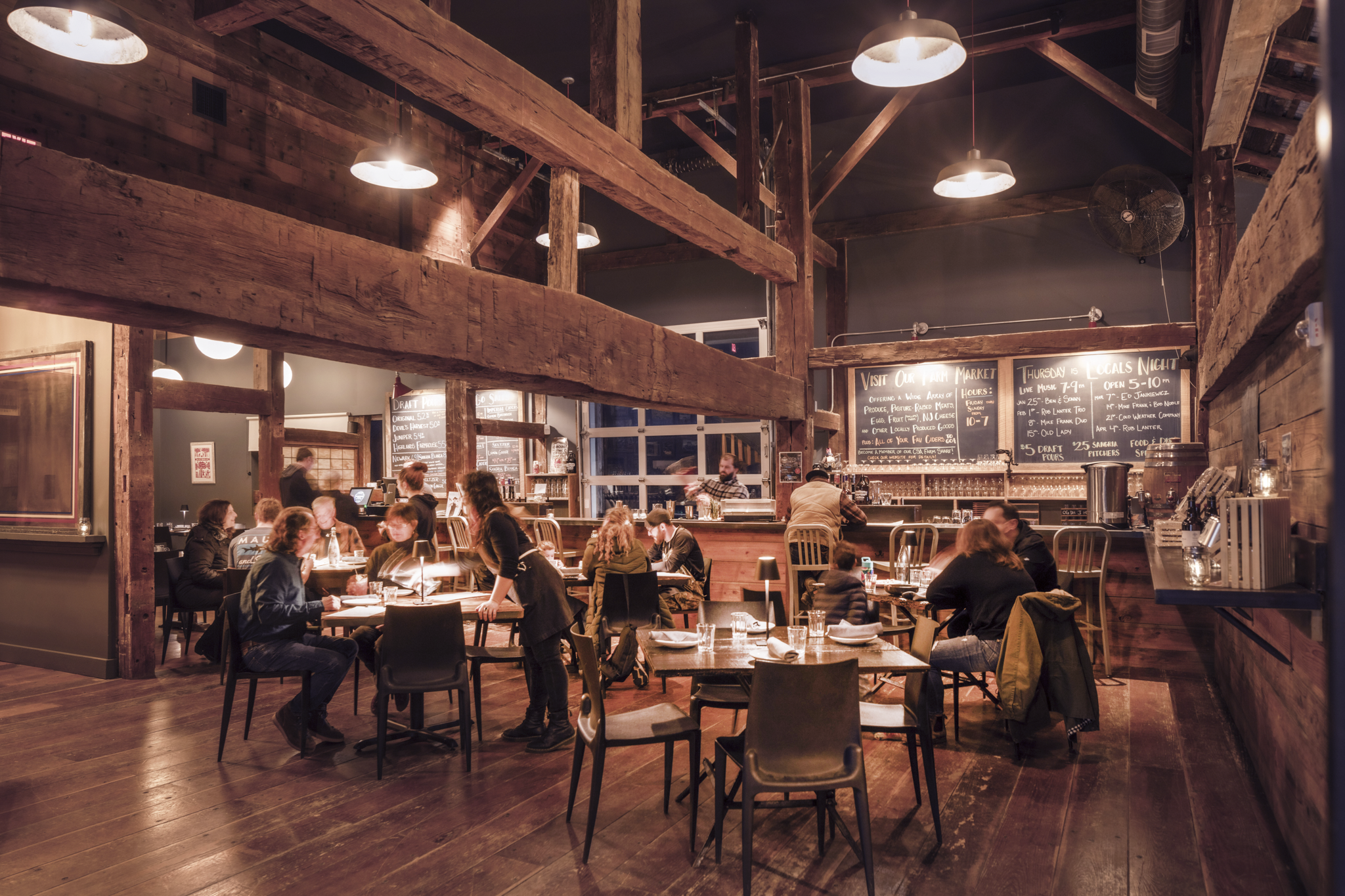 Indoor Dining at Ironbound Farm