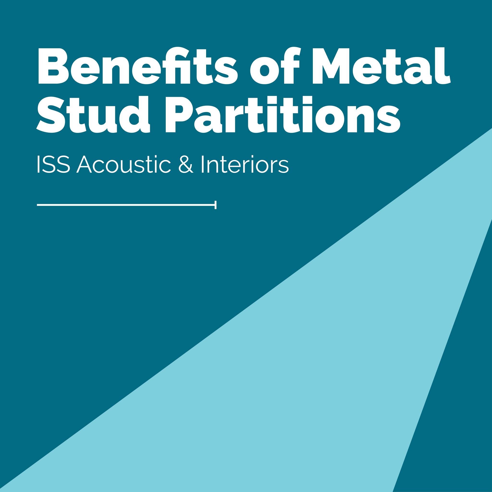 Discover the advantages of metal stud partitions in Interior fit-out.

#metalstud #woodstud #stud #studpartitions #cost #fireresistance #pestresilient #fastinstalaltion #drylining #drylininguk #stability #interiorfitout