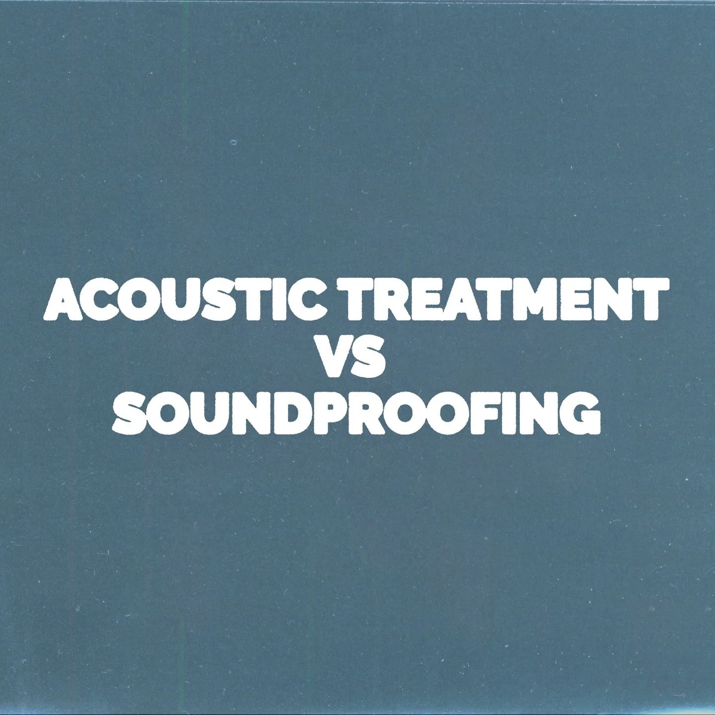 Soundproofing, Soundproofing, and Soundproofing. The term thrown around across the acoustics industry to reference any solution for any problem, and this is where the issues and miseducation starts.

To read more on the difference between soundproofi