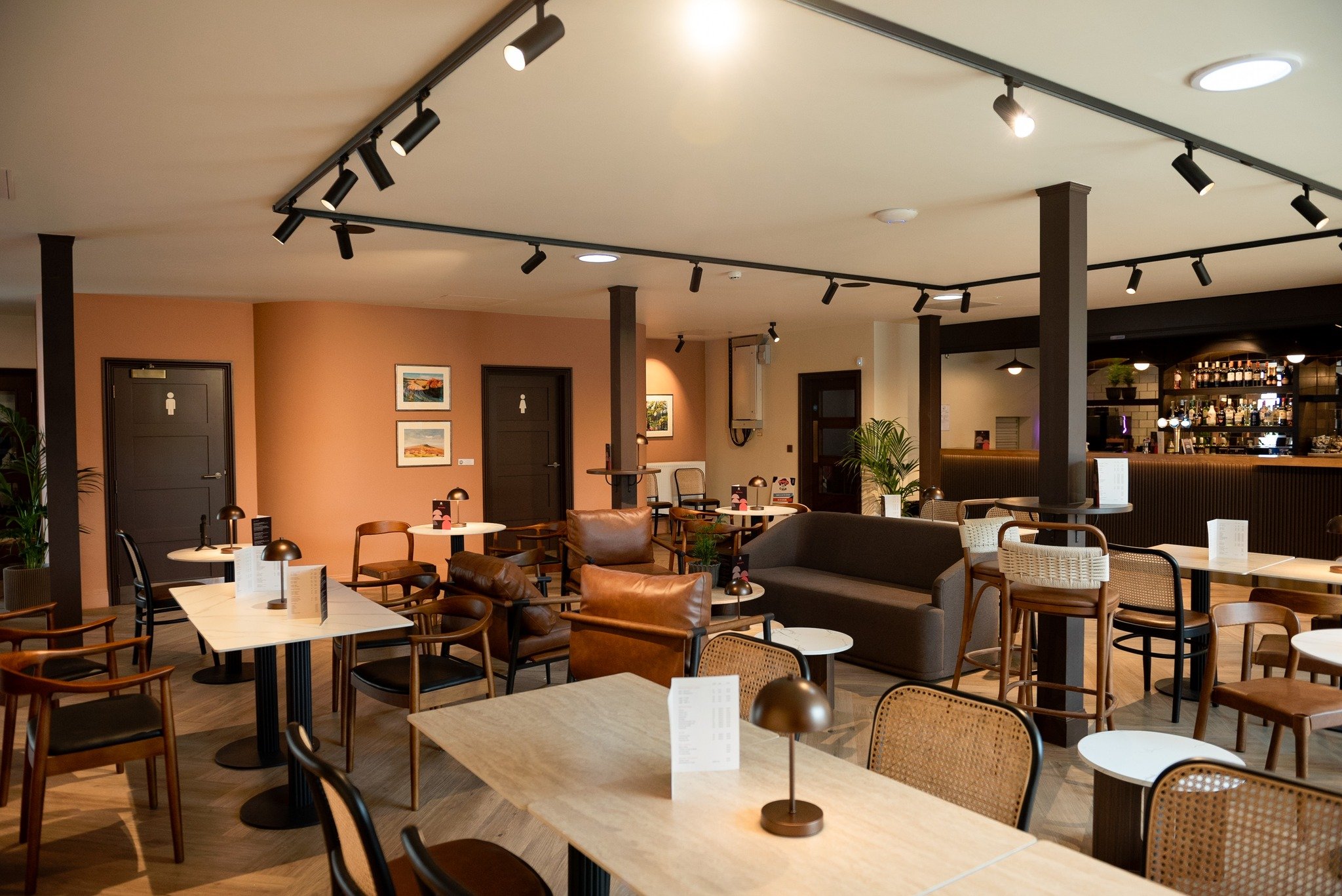 @thearmstrongthornbury  Hall &ndash; Before &amp; After

A final look at the transformation of the newly renewed community space in Thornbury. Fit-out works were undertaken by ourselves, including the striking brown fabric-wrapped suspended ceiling f