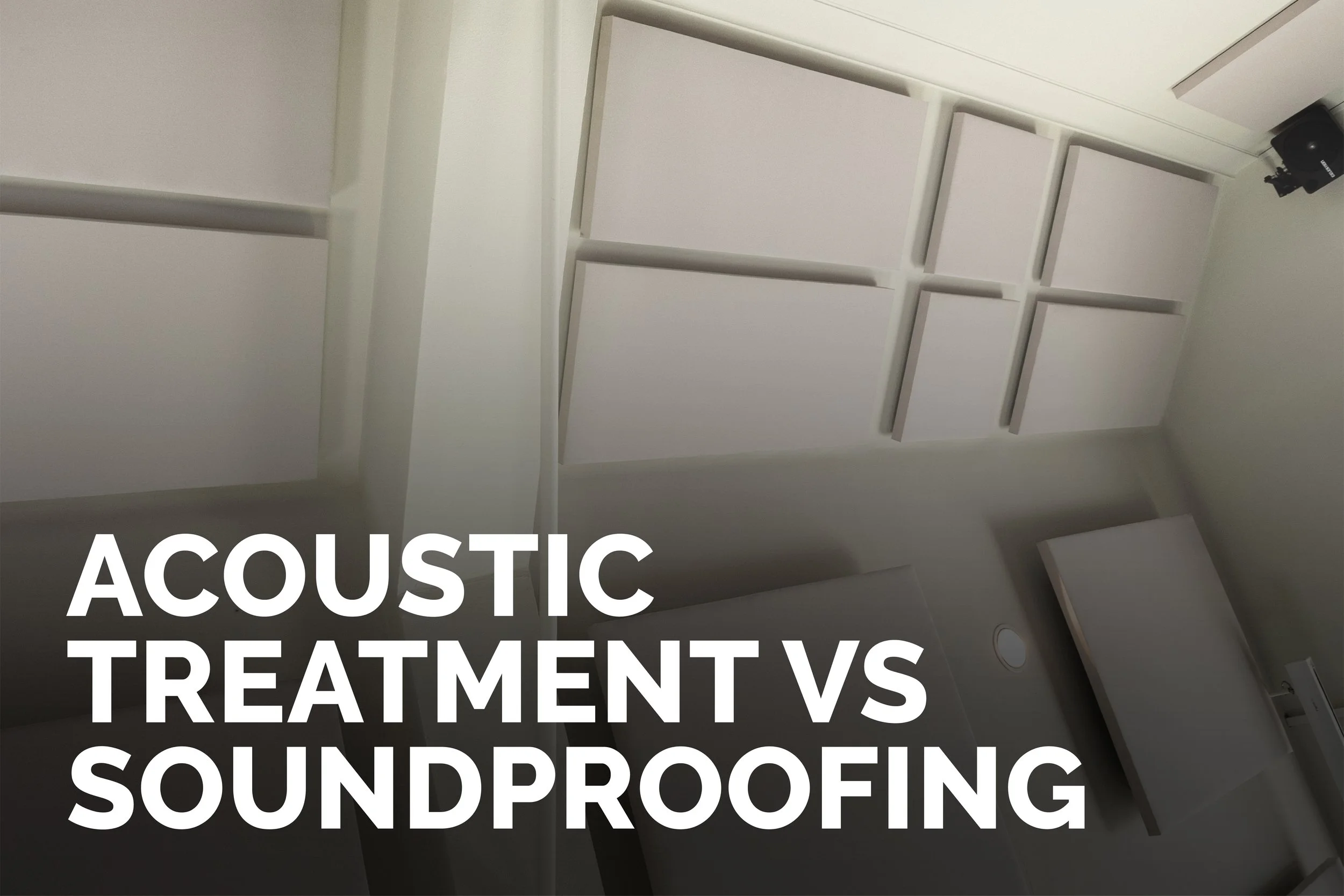Acoustic treatment vs soundproofing