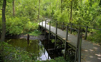 Take a 1.6 mile walk on Marshall's Riverwalk with scenic overlooks and places for a picnic along the Kalamazoo River.