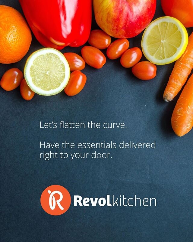 It suddenly became harder to get essential groceries delivered. So last night we launched our new site, revolkitchen.com. We've partnered with Fresh Start Foods and Intercity Packers to deliver fresh grocery essentials to our community. 
This program