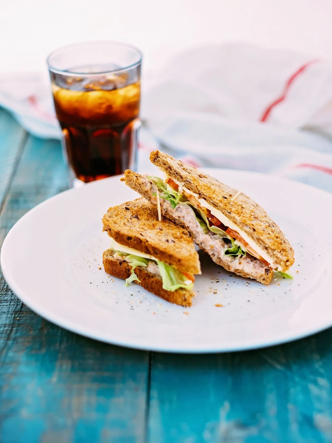 Lemon Herb Tuna Salad Sandwich
