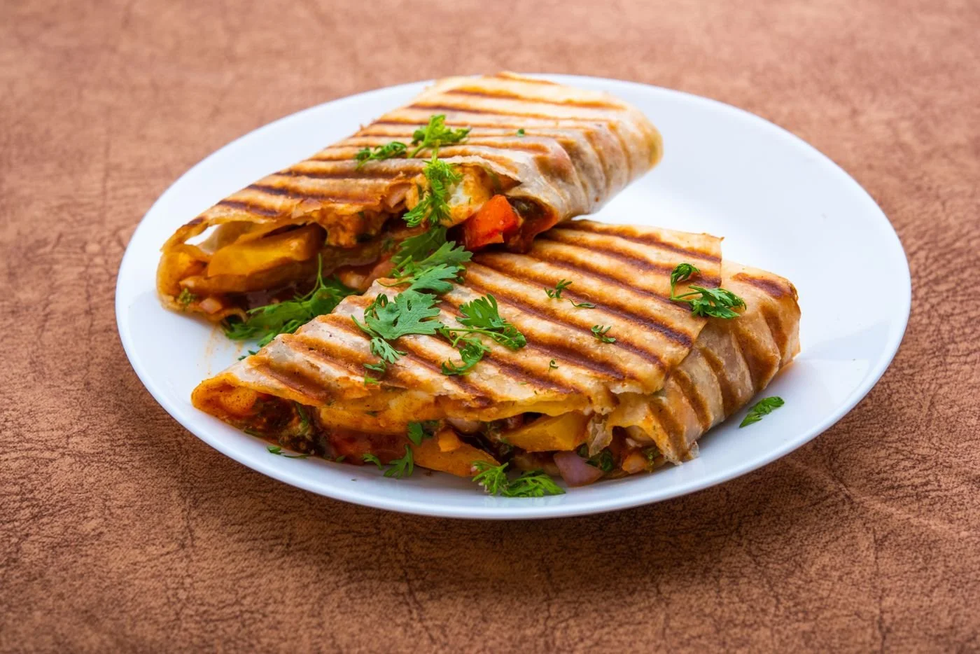 Greek Mezza Vegetable Wrap