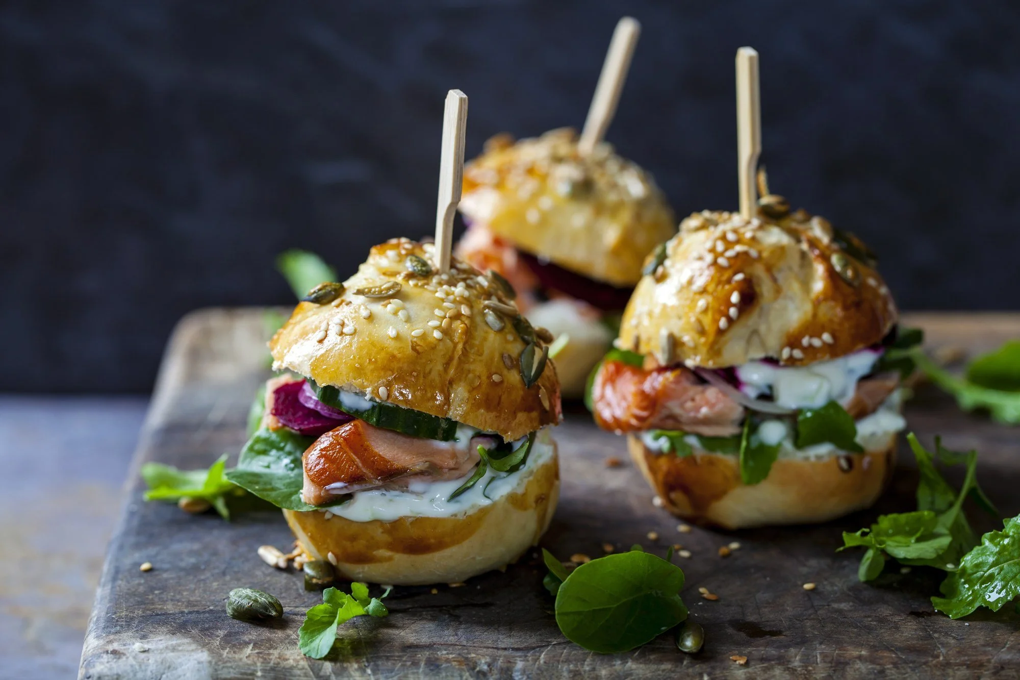 Mini Shrimp Salad Sliders