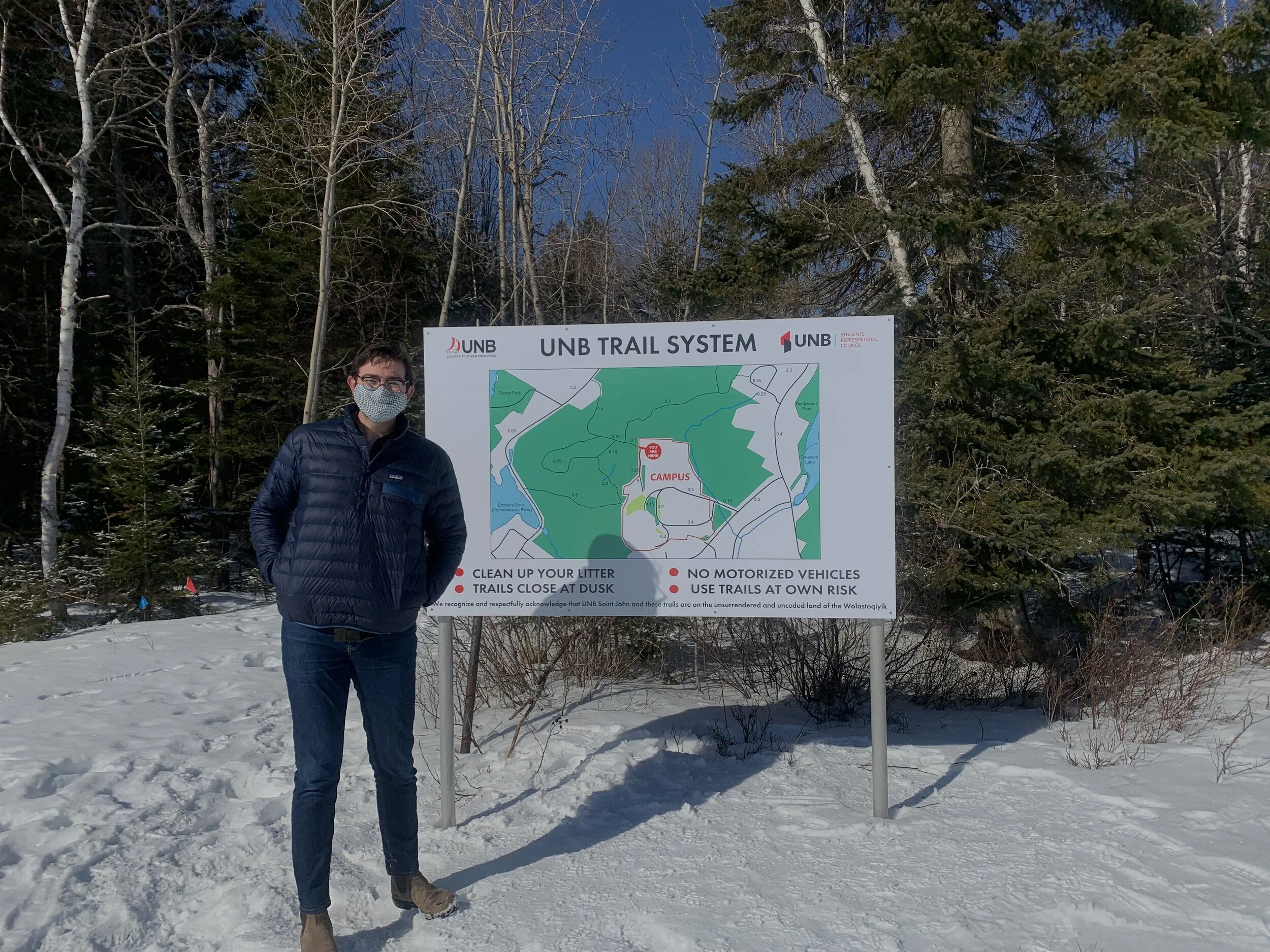 Announcing a recent addition to our campus trails.