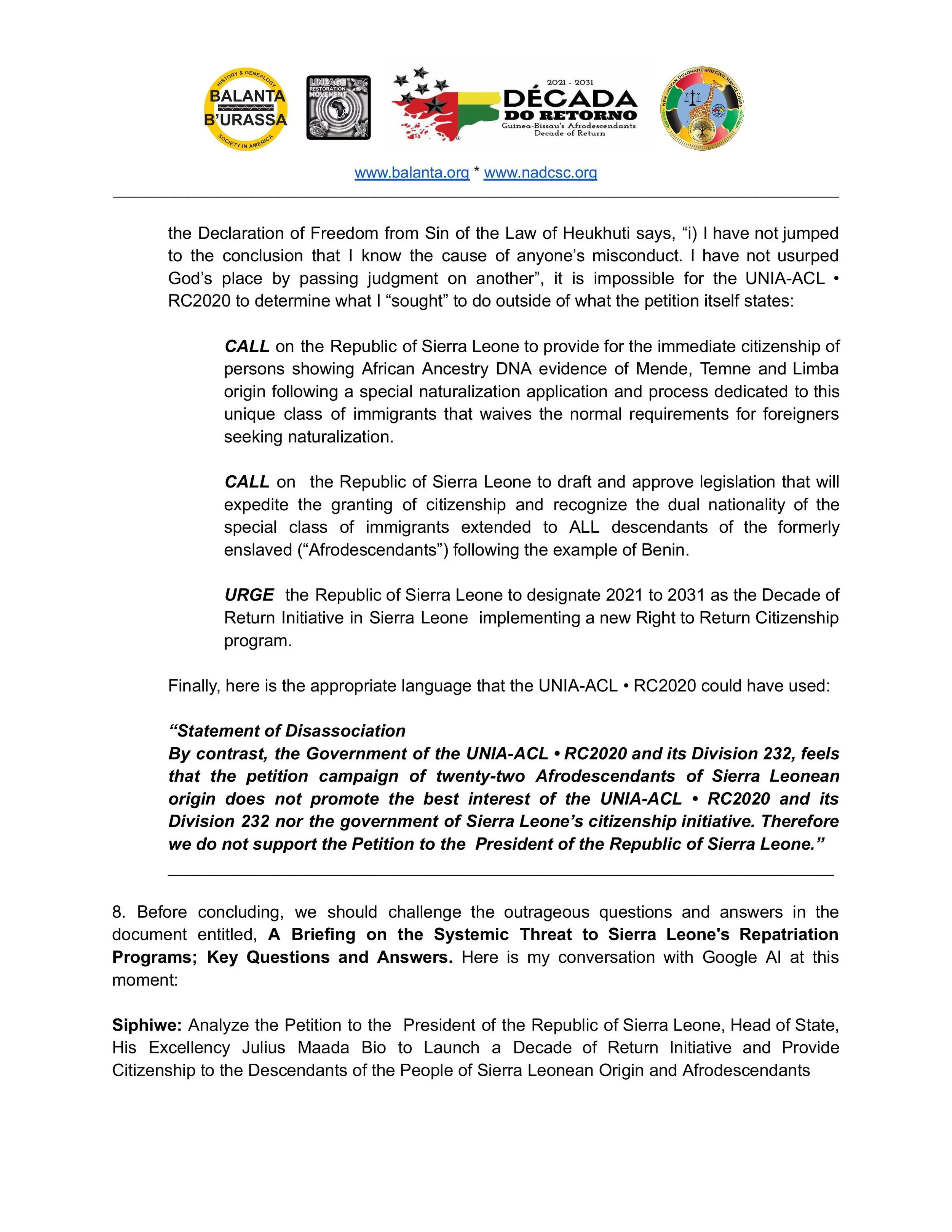 Letter to UNIA RE_ Violations of MaatAfrodescendant Theocratic Special Envoy Extraordinary  & Reparations Expert High Chancellor of Lineage & Ancestral Return,  Alafia High Council-images-17.jpg