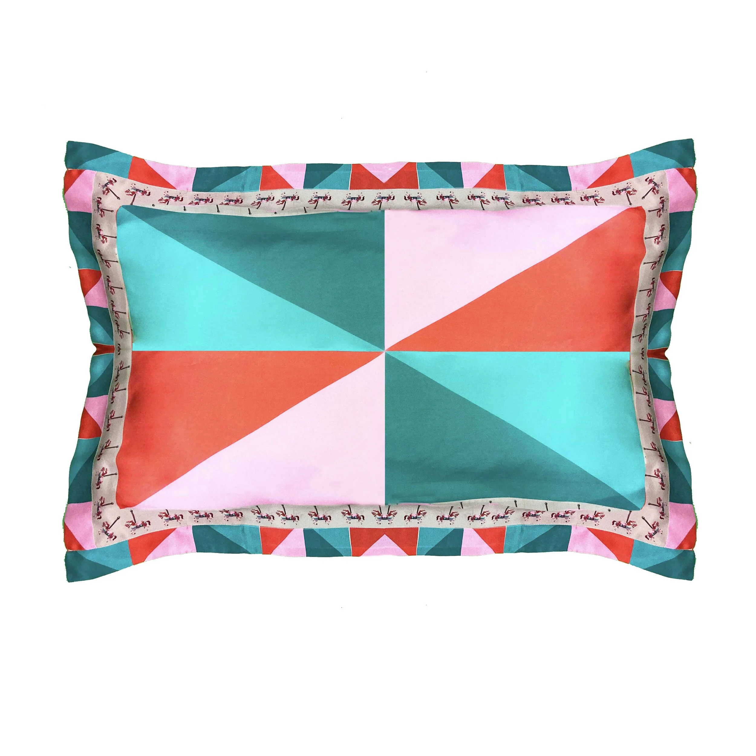 silk triangle pillowcase