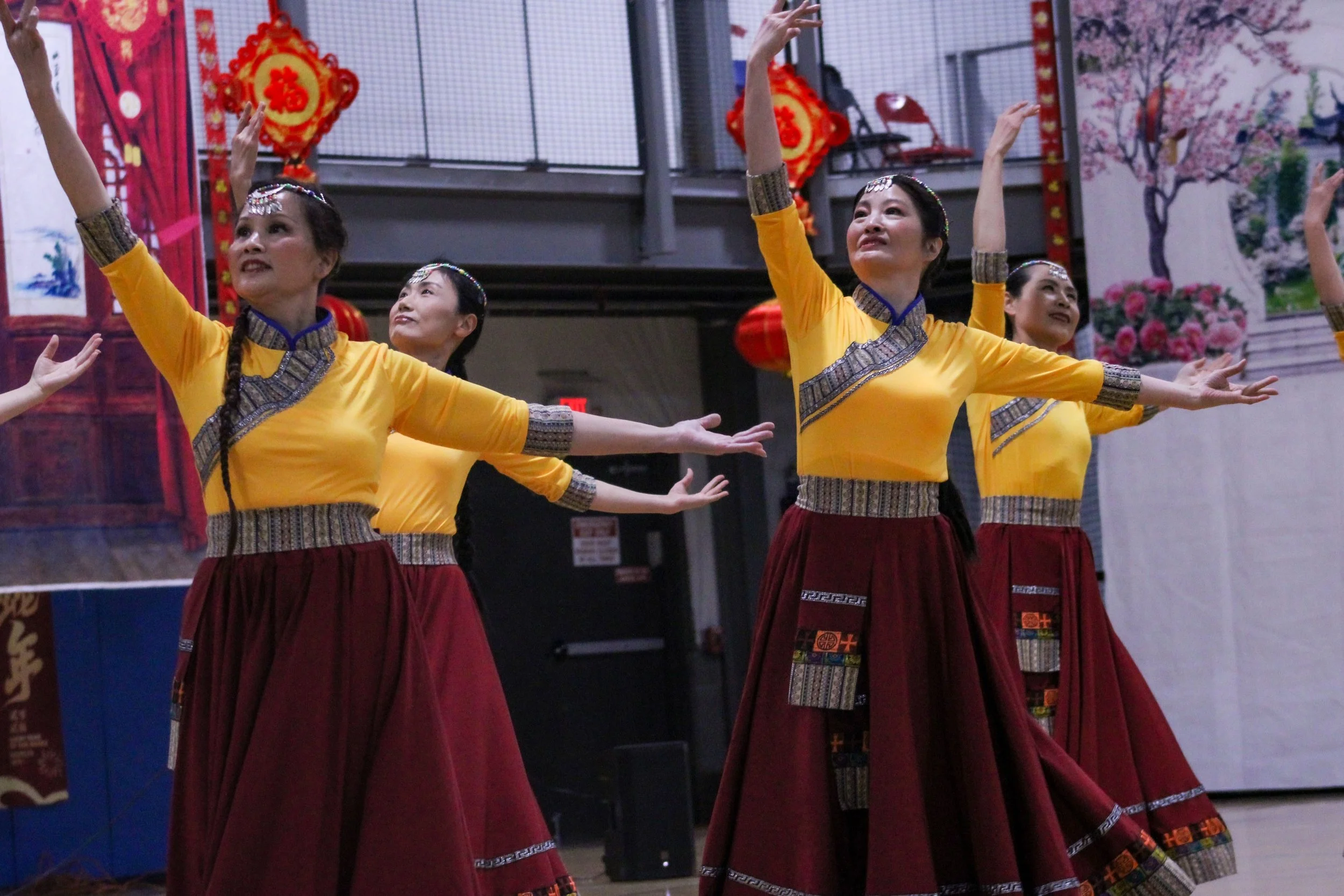 Dancers celebrating Chinese New Year.