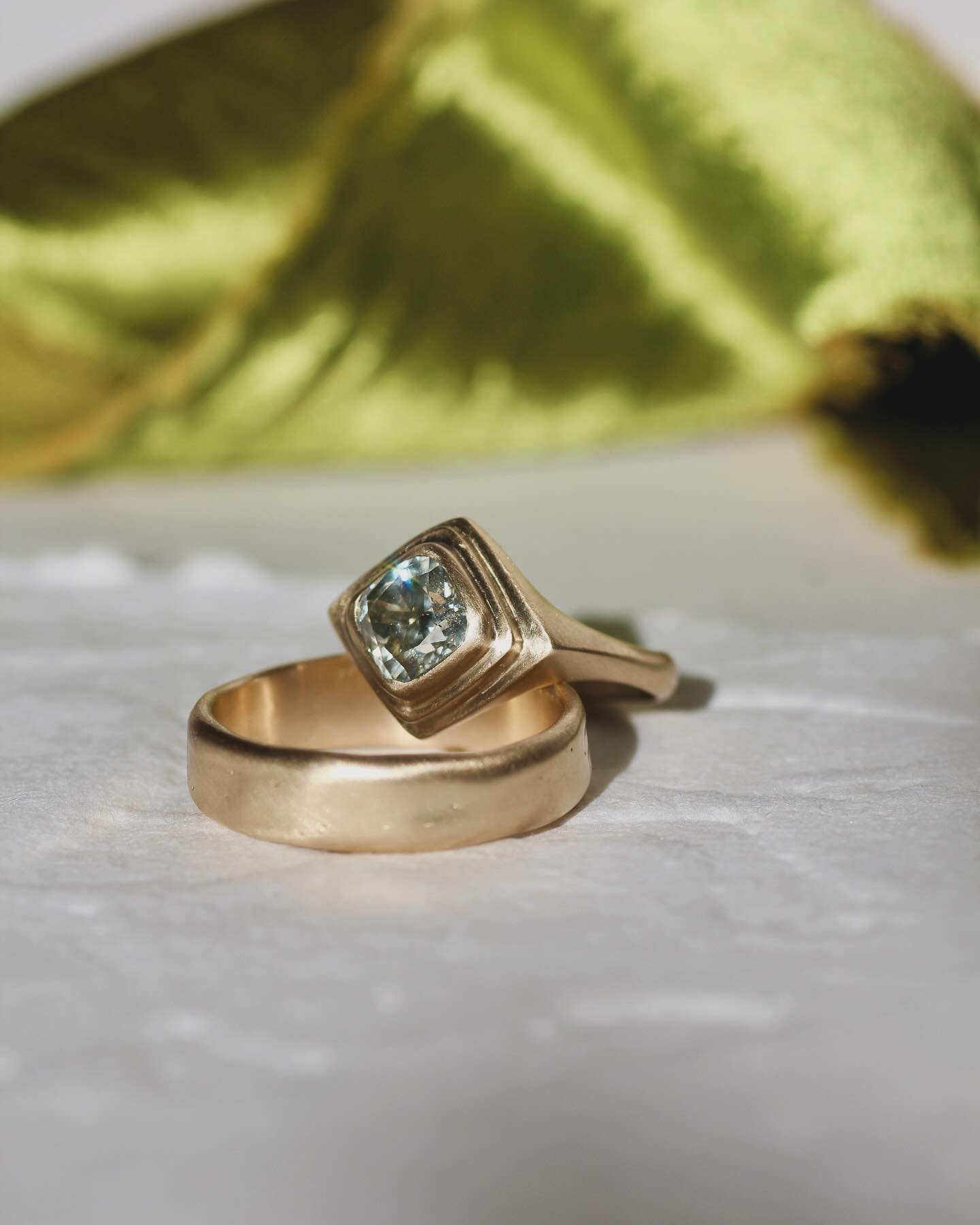 I&rsquo;m finally sharing these rings I made a couple months ago for two of my favourite people. We remade their wedding rings which were, in their words, generic, kind of boring box-store rings. They wanted rings that were unique and felt more speci