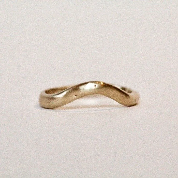 Here&rsquo;s a recent custom wedding ring to complement a diamond ring I made one of my closest friends a couple years ago. She had originally wanted just one larger statement ring, and then realised she wanted something simpler that she could wear a